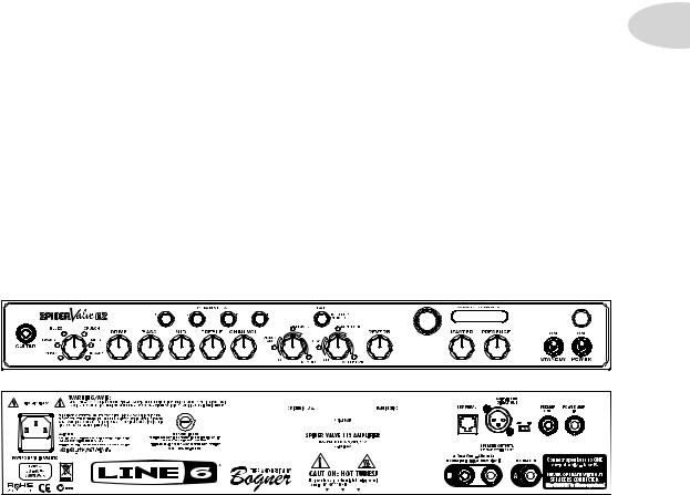 Line 6 Spider Valve User Manual