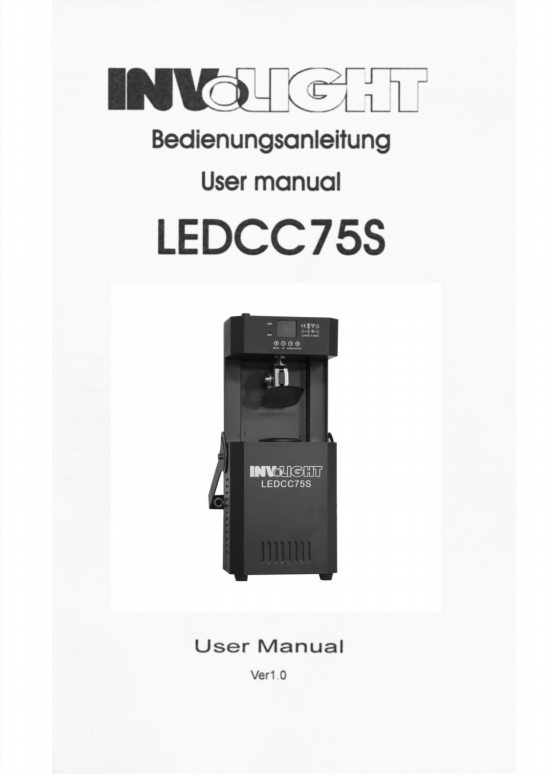 Involight LED CC75S User Manual