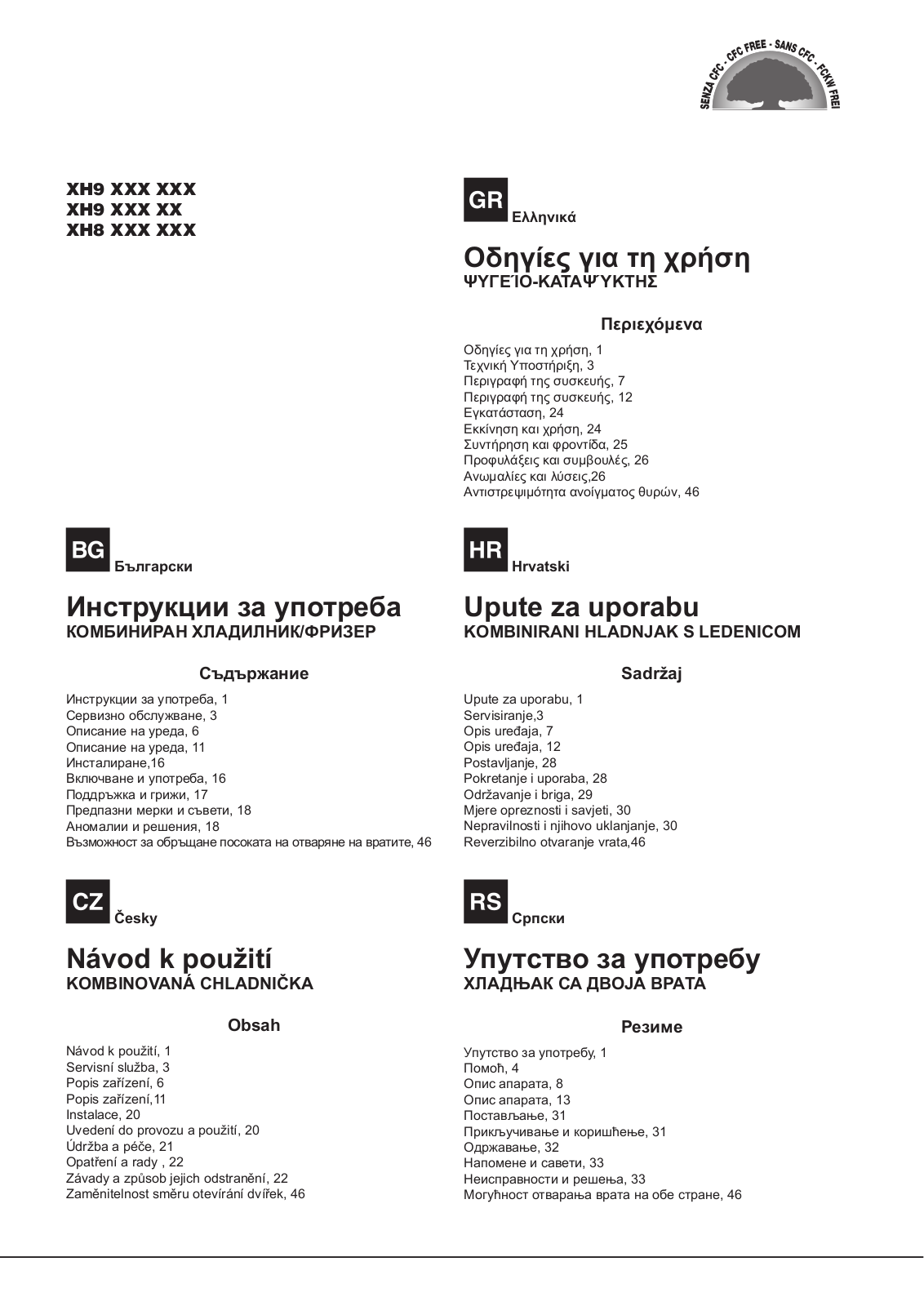 HOTPOINT/ARISTON XH8 T1O C User Manual