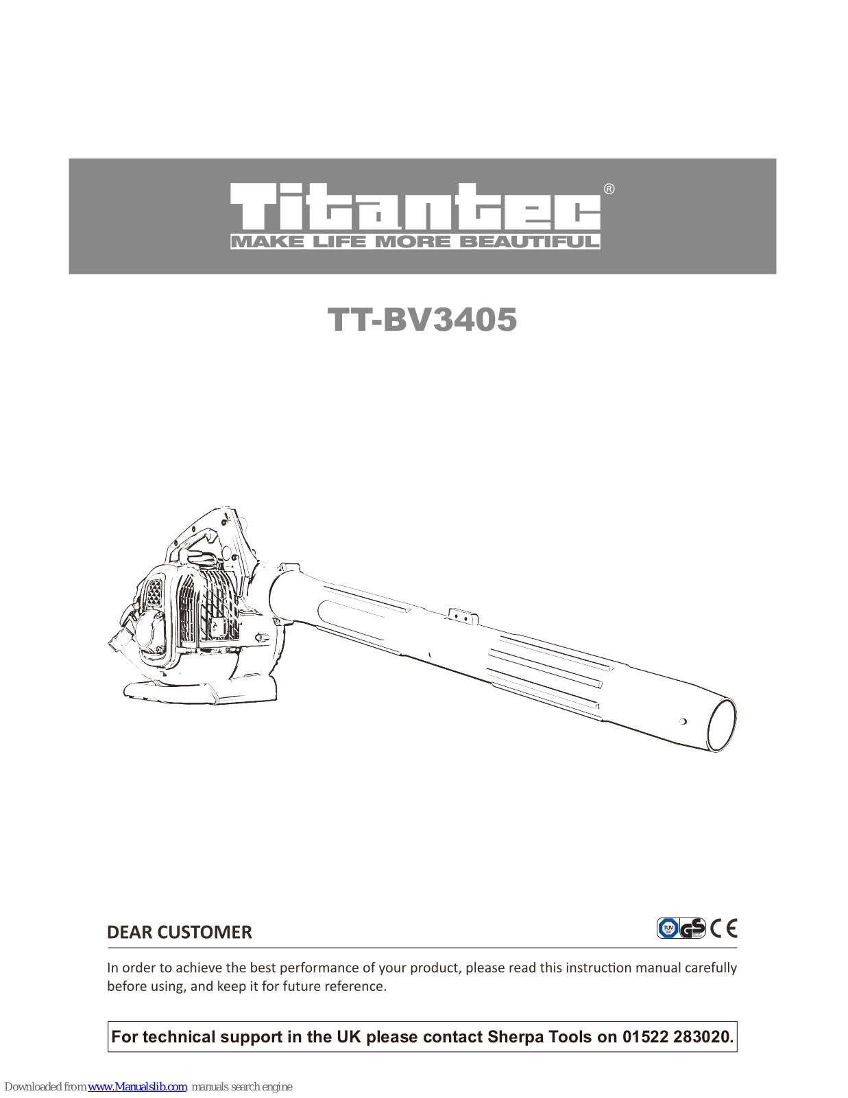 TitanTec TT-BV3405 User Manual