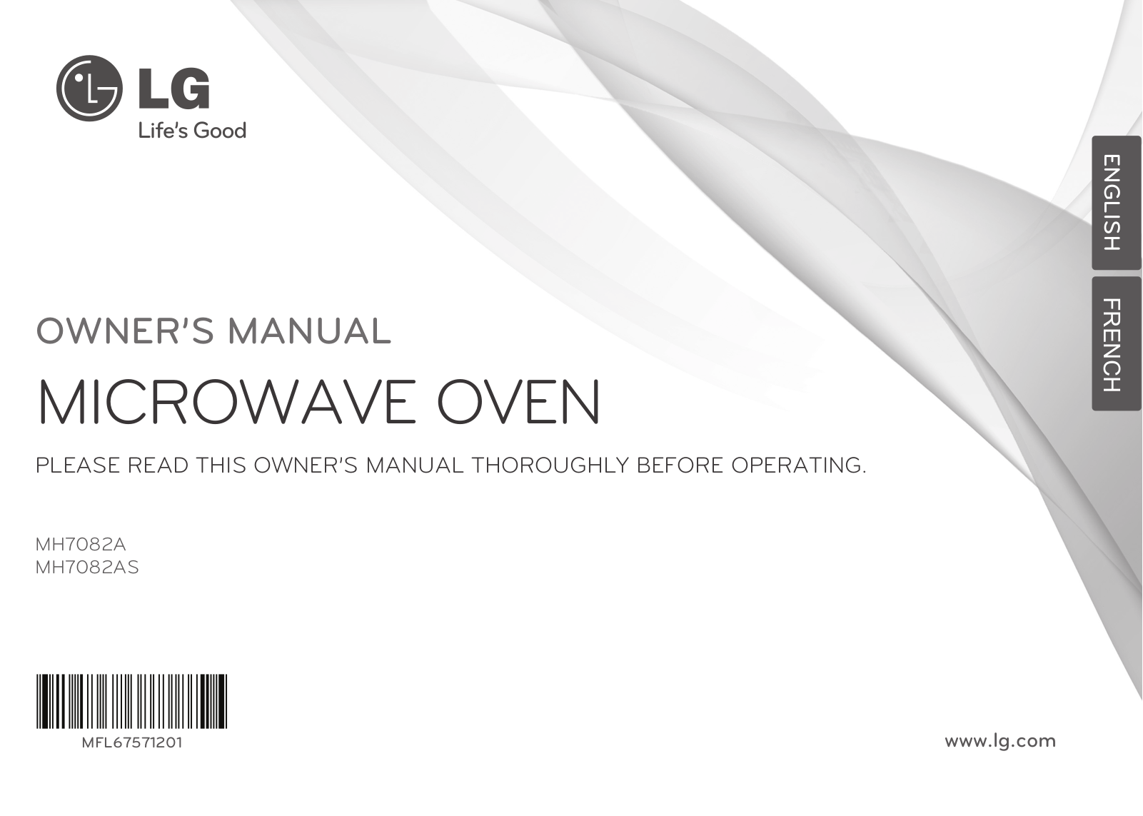 LG MH7082A User manual