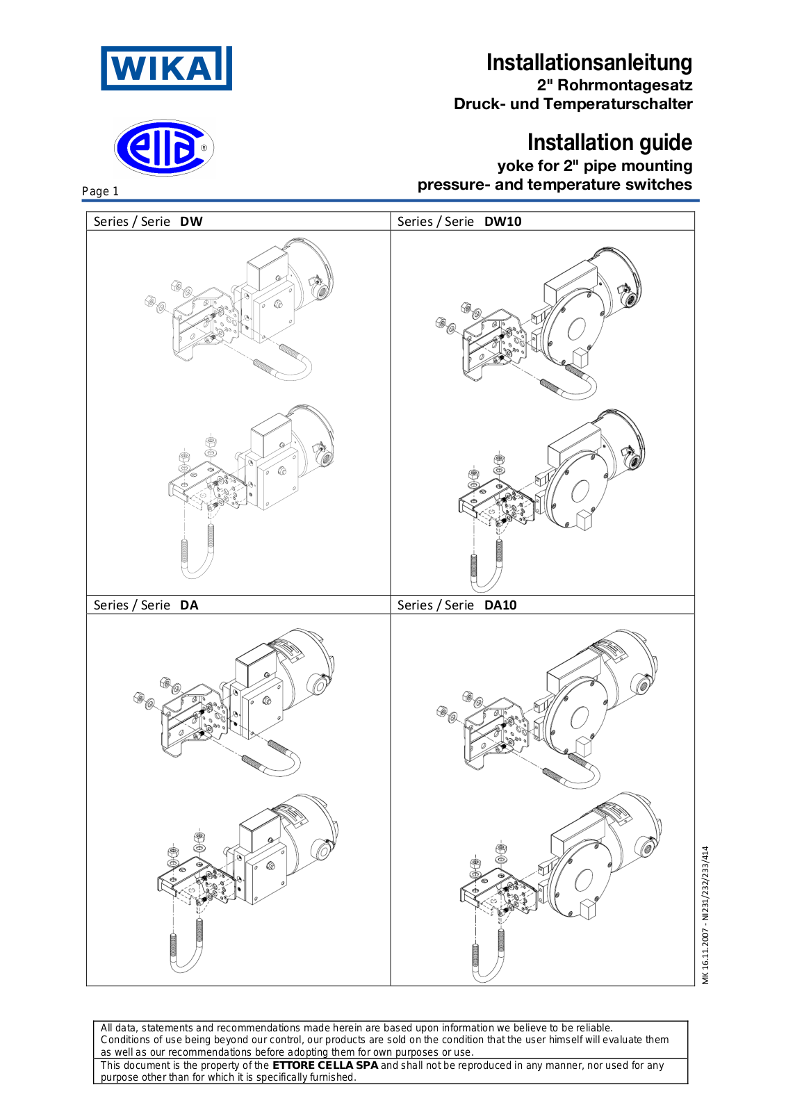 WIKA DA10 User Manual