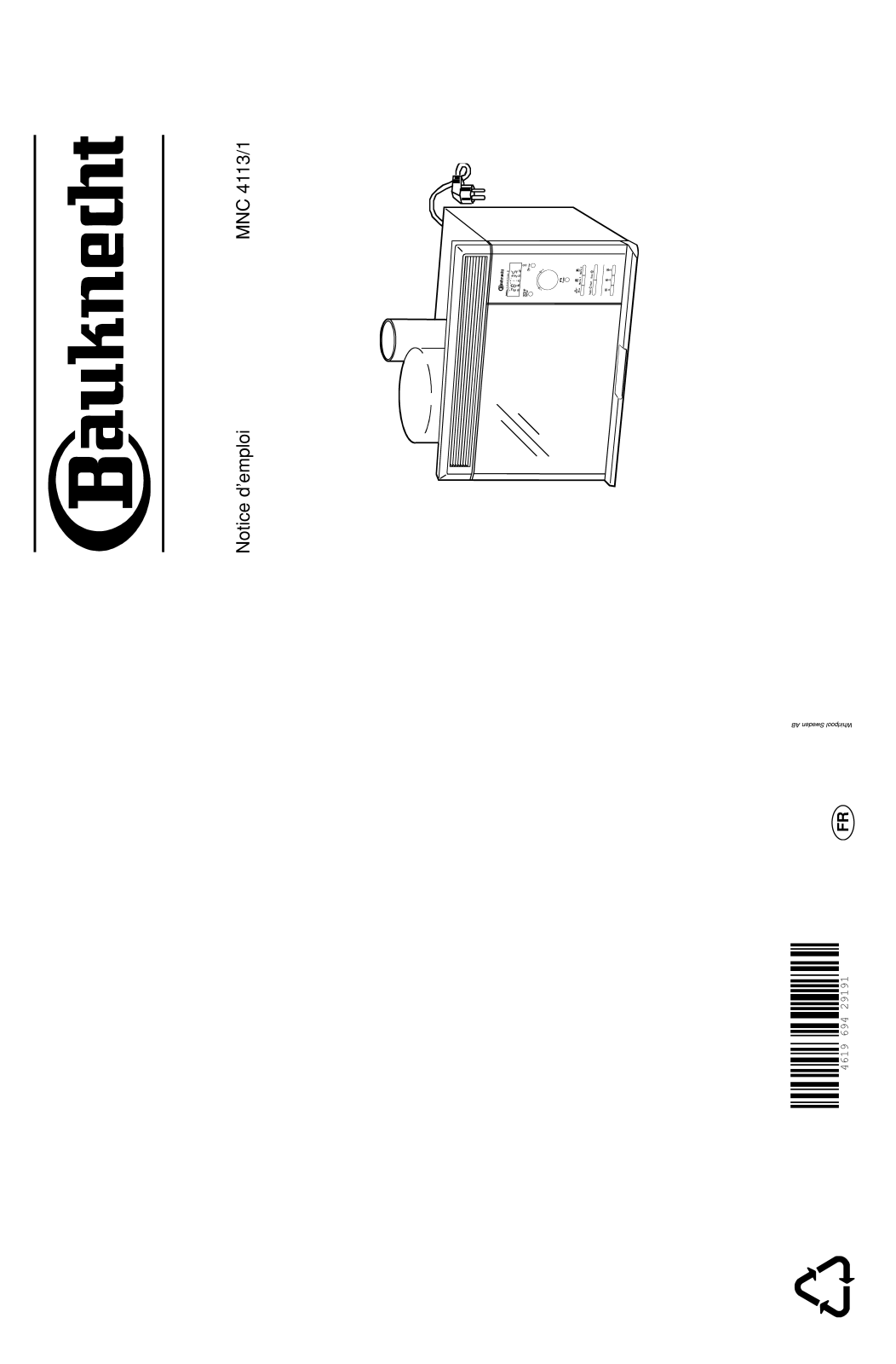 Whirlpool MNC 4113 / 1 User Manual