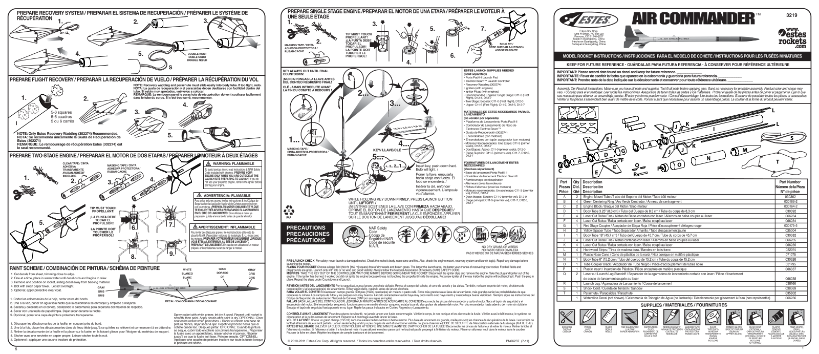 ESTES Air Commander User Manual