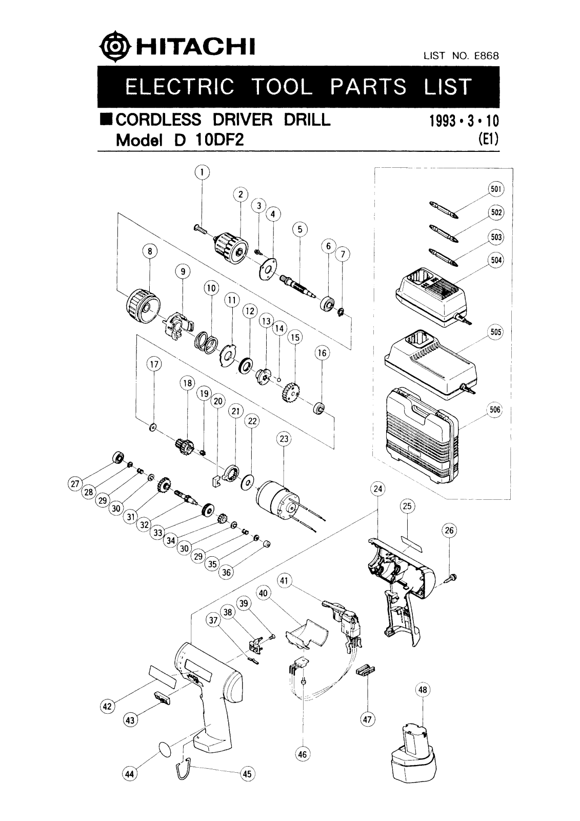 Hitachi D10DF2 User Manual