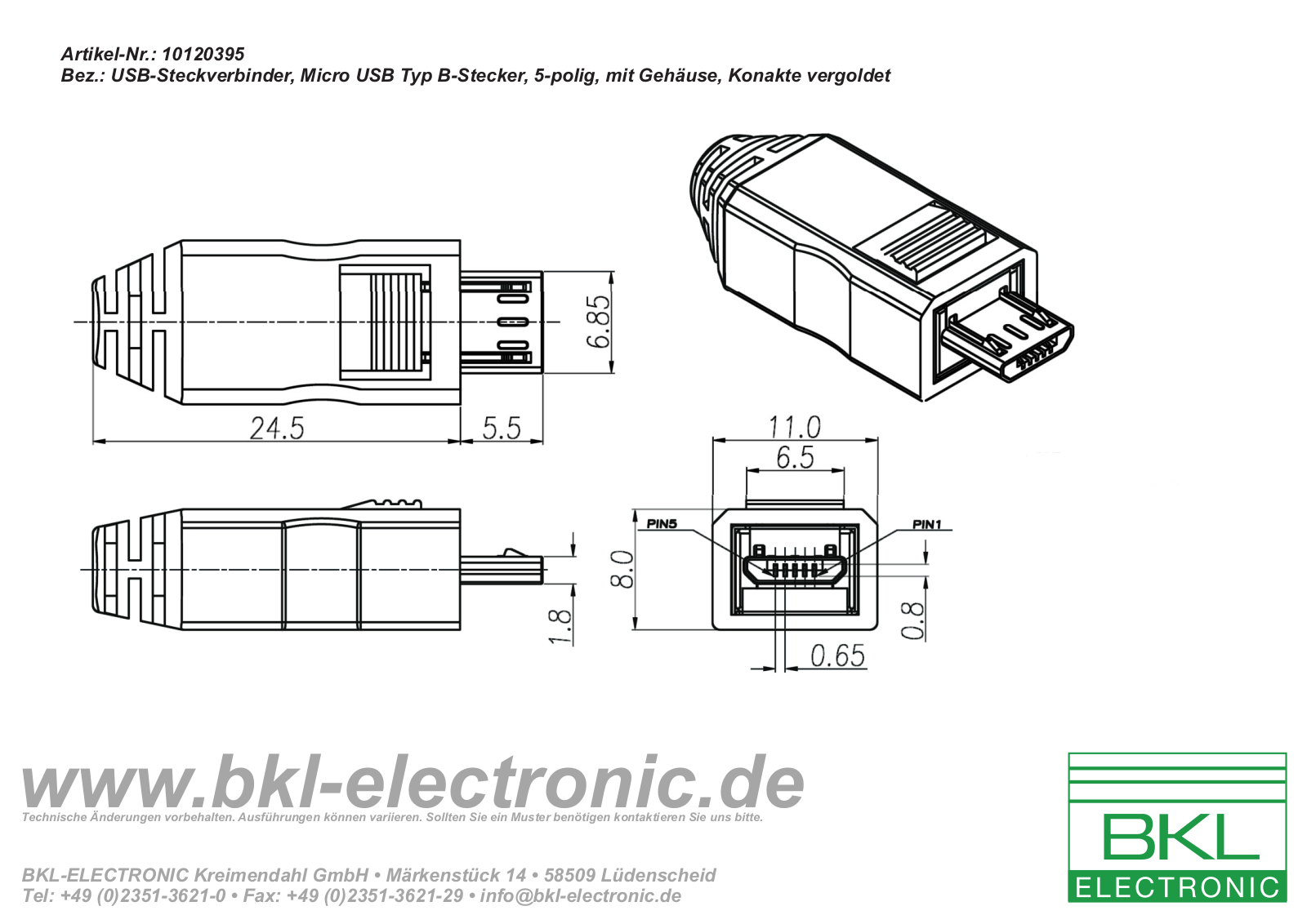 BKL BKL 10120395 Datasheet - ManualMachine.com