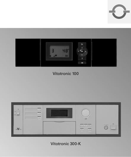 VIESSMANN VITOTRONIC 100, VITOTRONIC 300-K User Manual