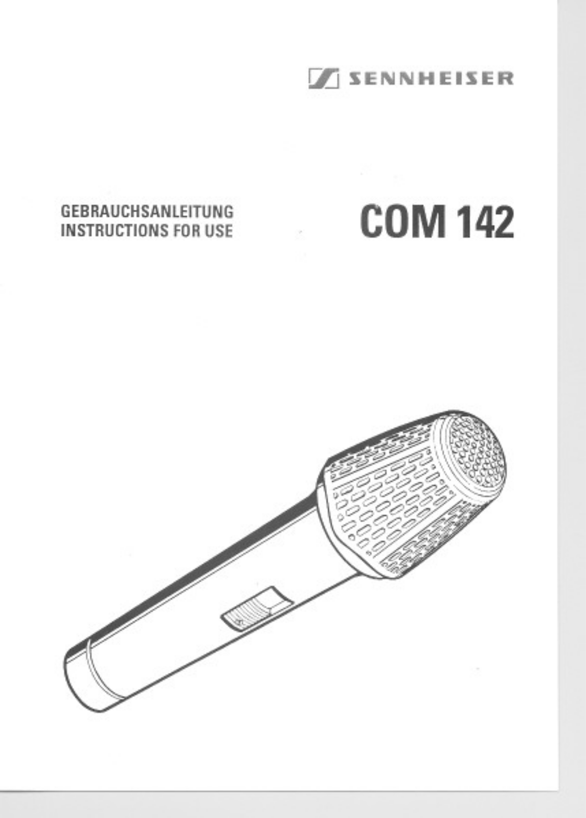 Sennheiser COM142 User Manual