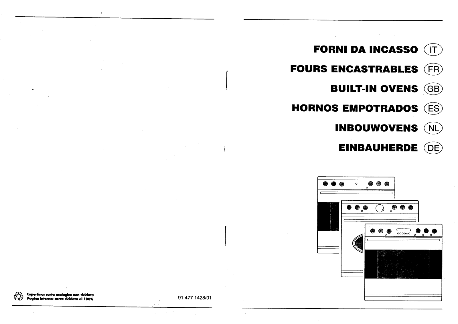 Smeg SE106EB, SE106X, SE100X, SE106NE, SE101NE User Manual