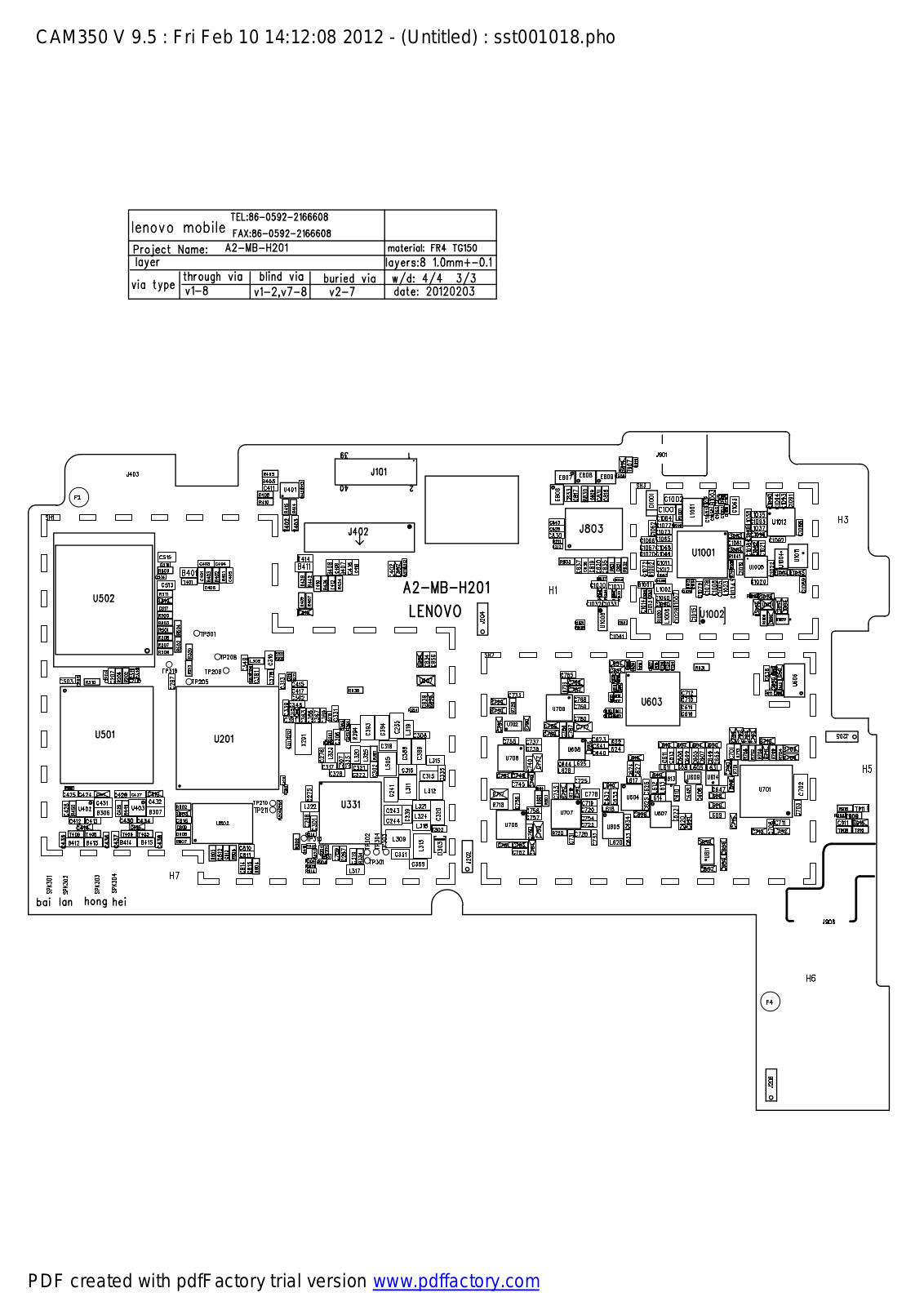 Lenovo A2107A Schematic