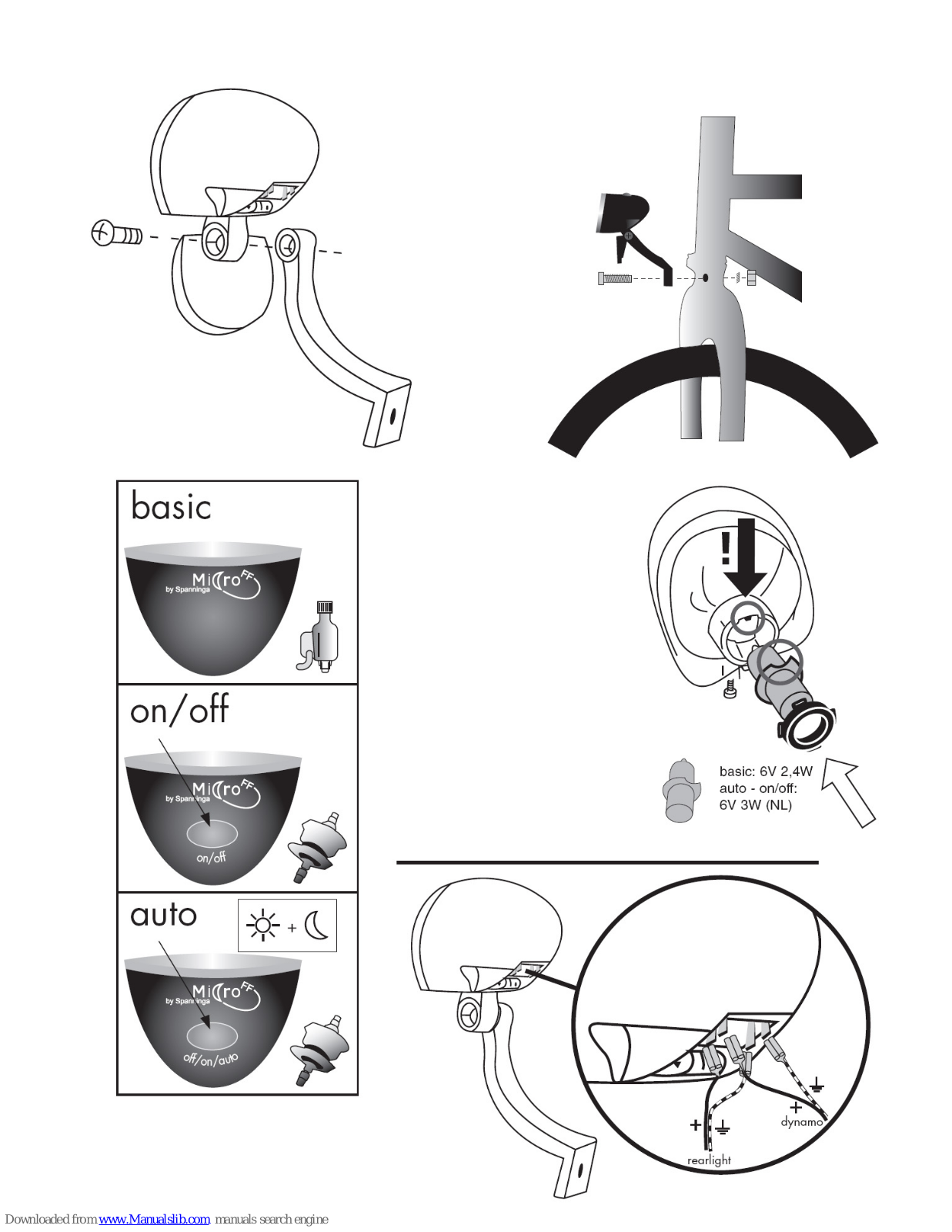 spanninga MICRO FT LIGHT - SCHEMA, Micro FF User Manual - ManualMachine.com