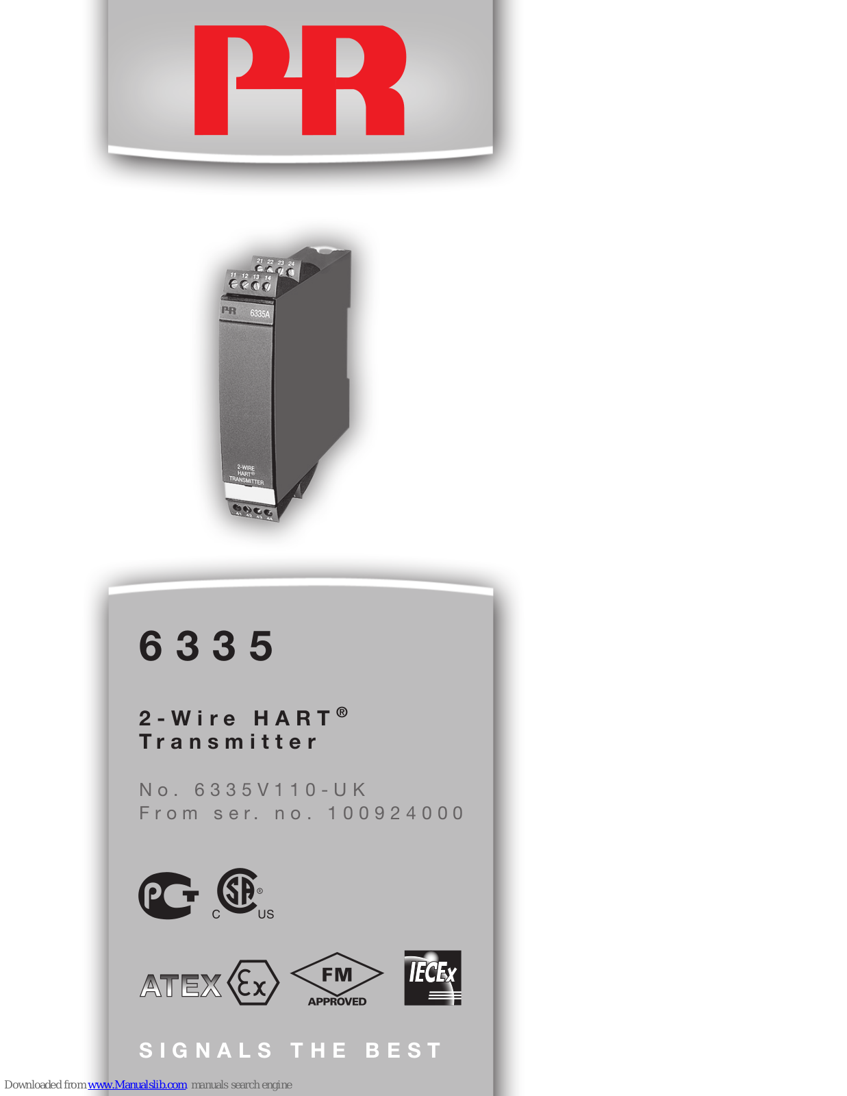 PR electronics 6335 User Manual