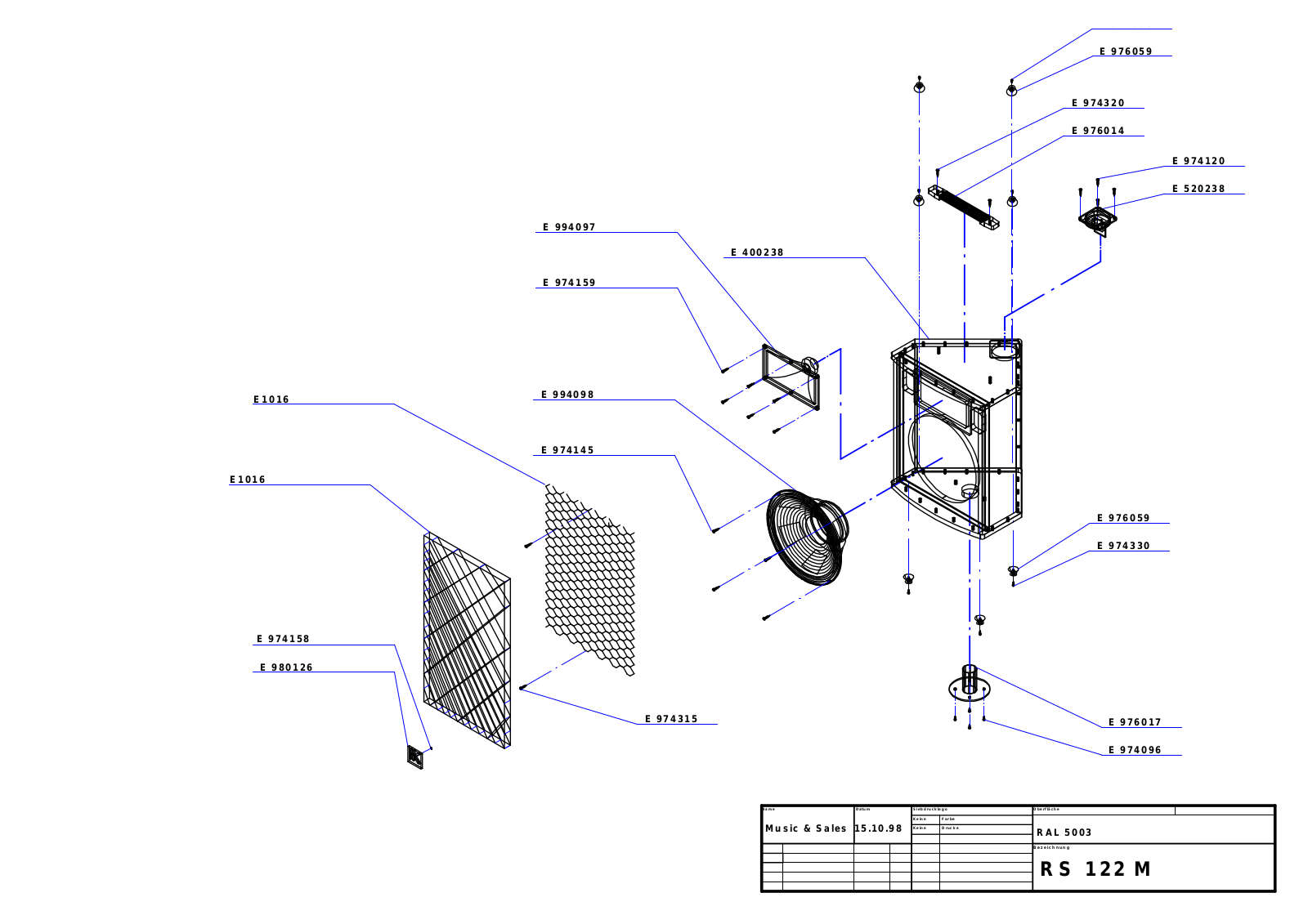 Hughes Kettner rs122m schematic