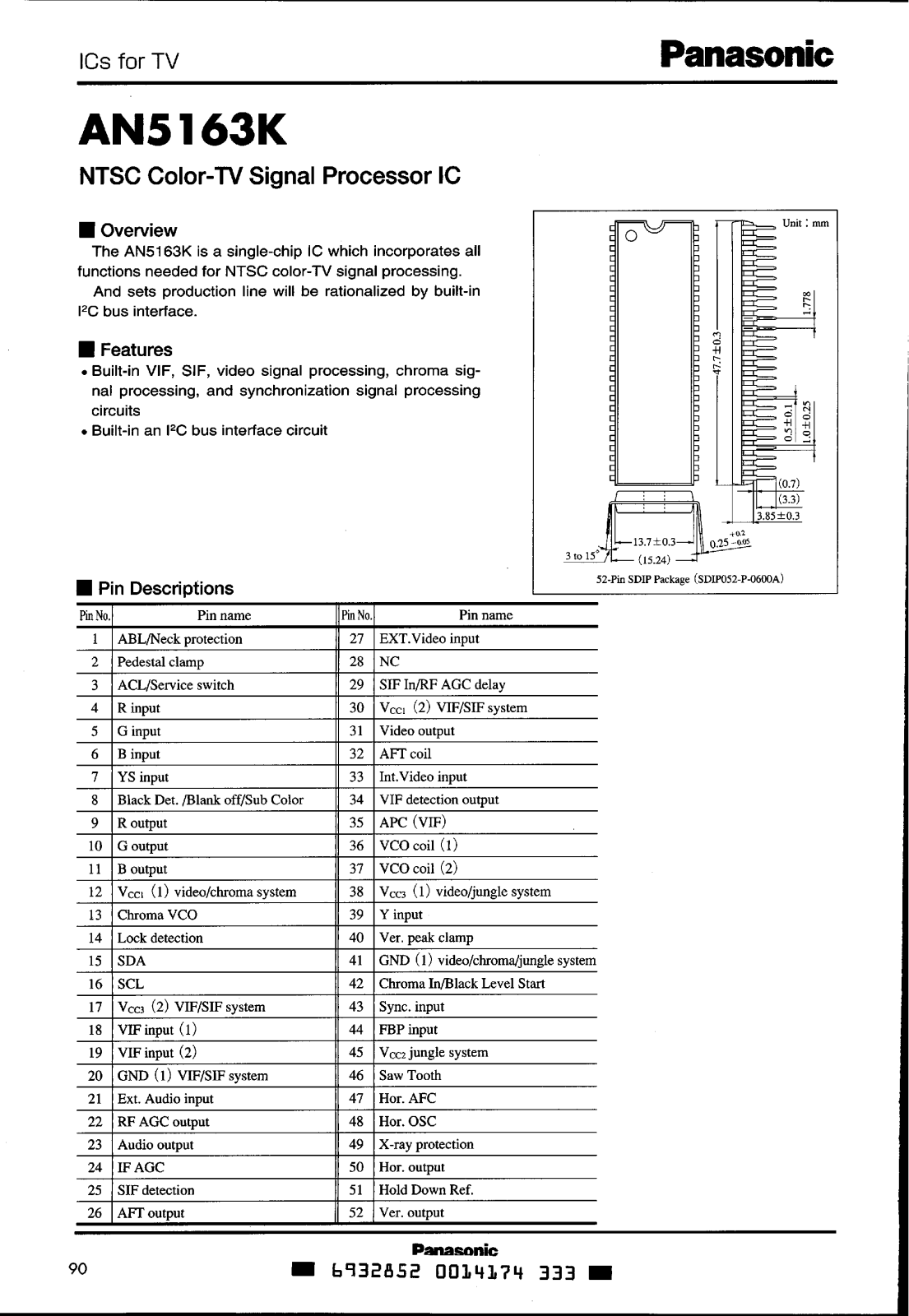 SONY KV27XBR51 Diagram