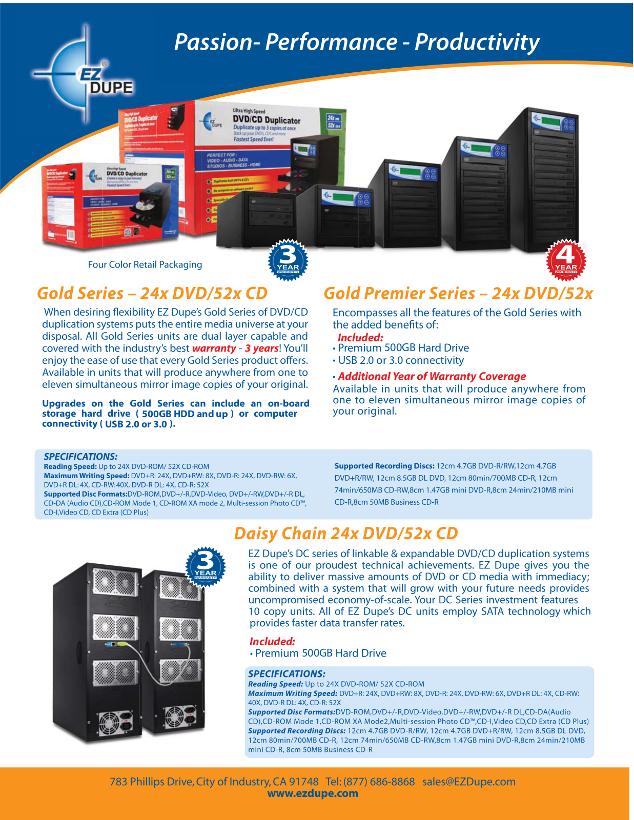 EZ Dupe GP02TDVDB User Manual