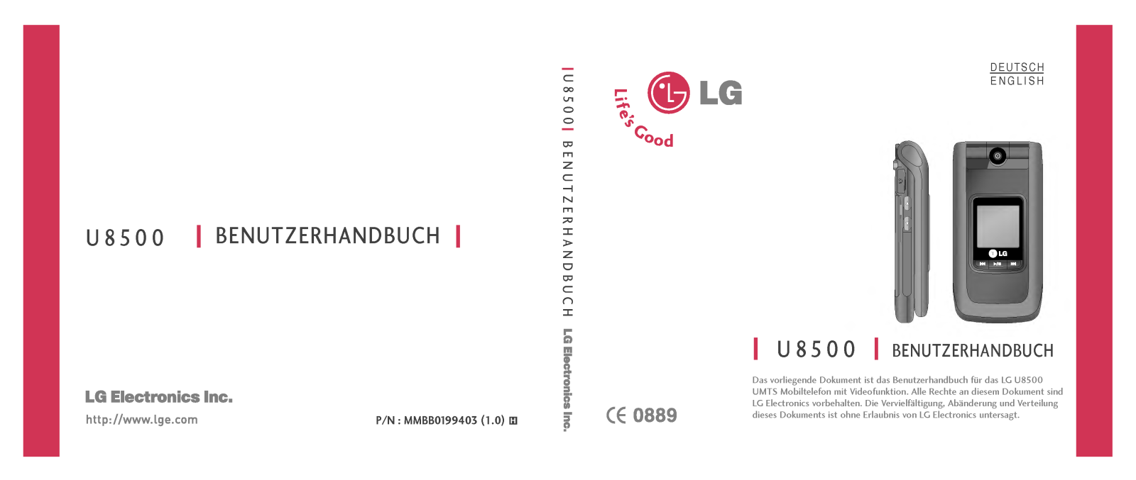 Lg U8500 User Manual