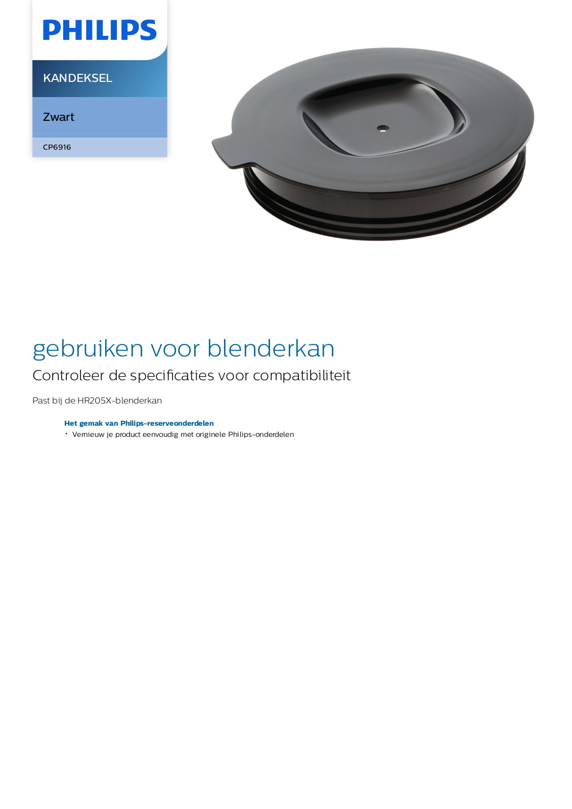 Philips CP6916/01 Leaflet - ManualMachine.com