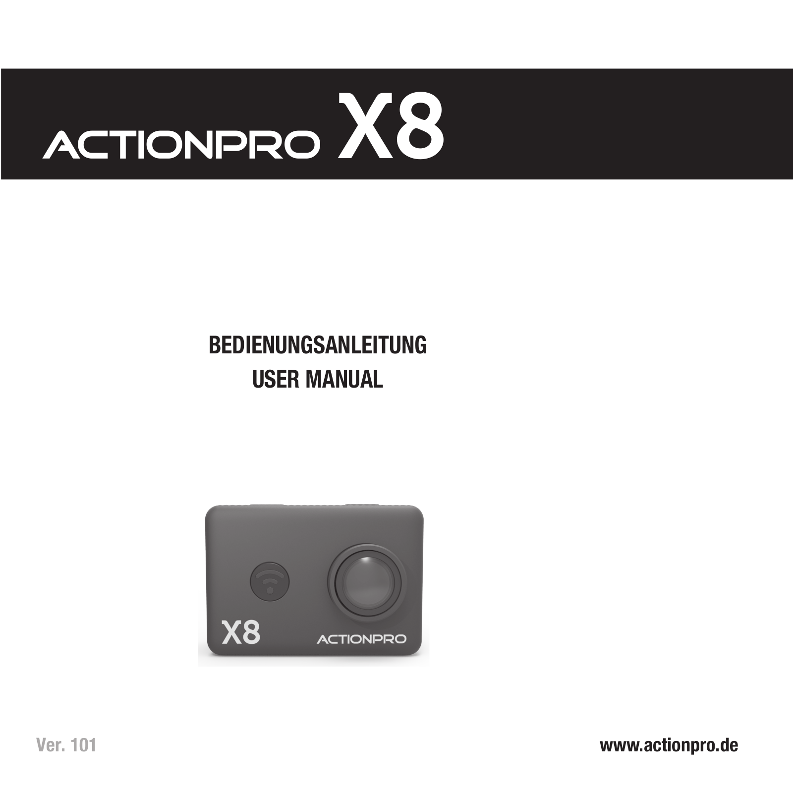 Actionpro X8 User Manual