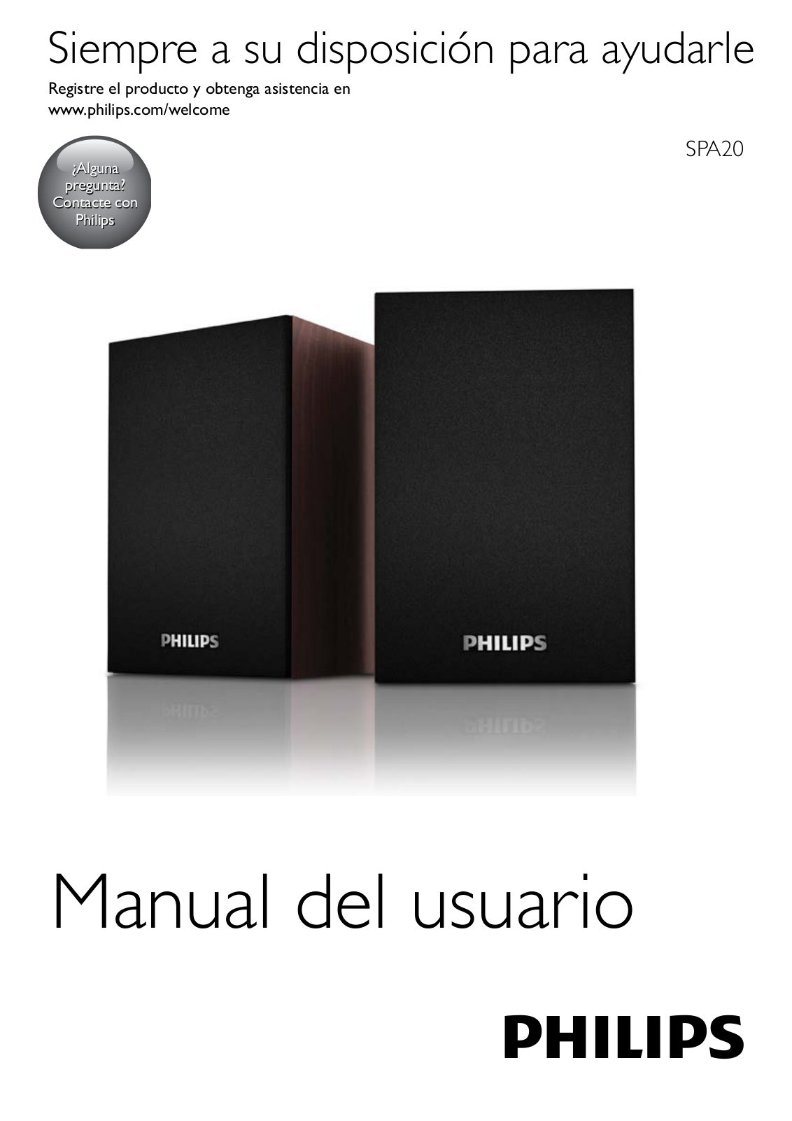 PHILIPS SPA20 User Manual