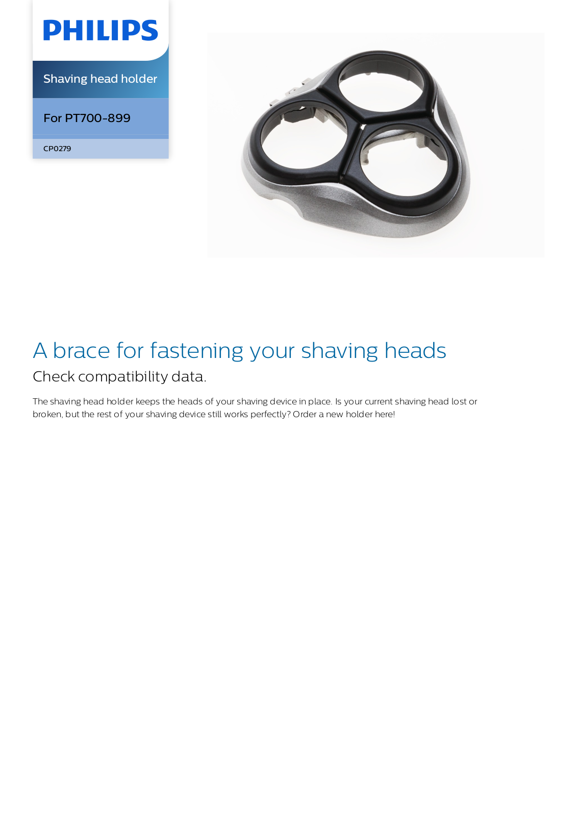 Philips CP0279/01 leaflet - ManualMachine.com