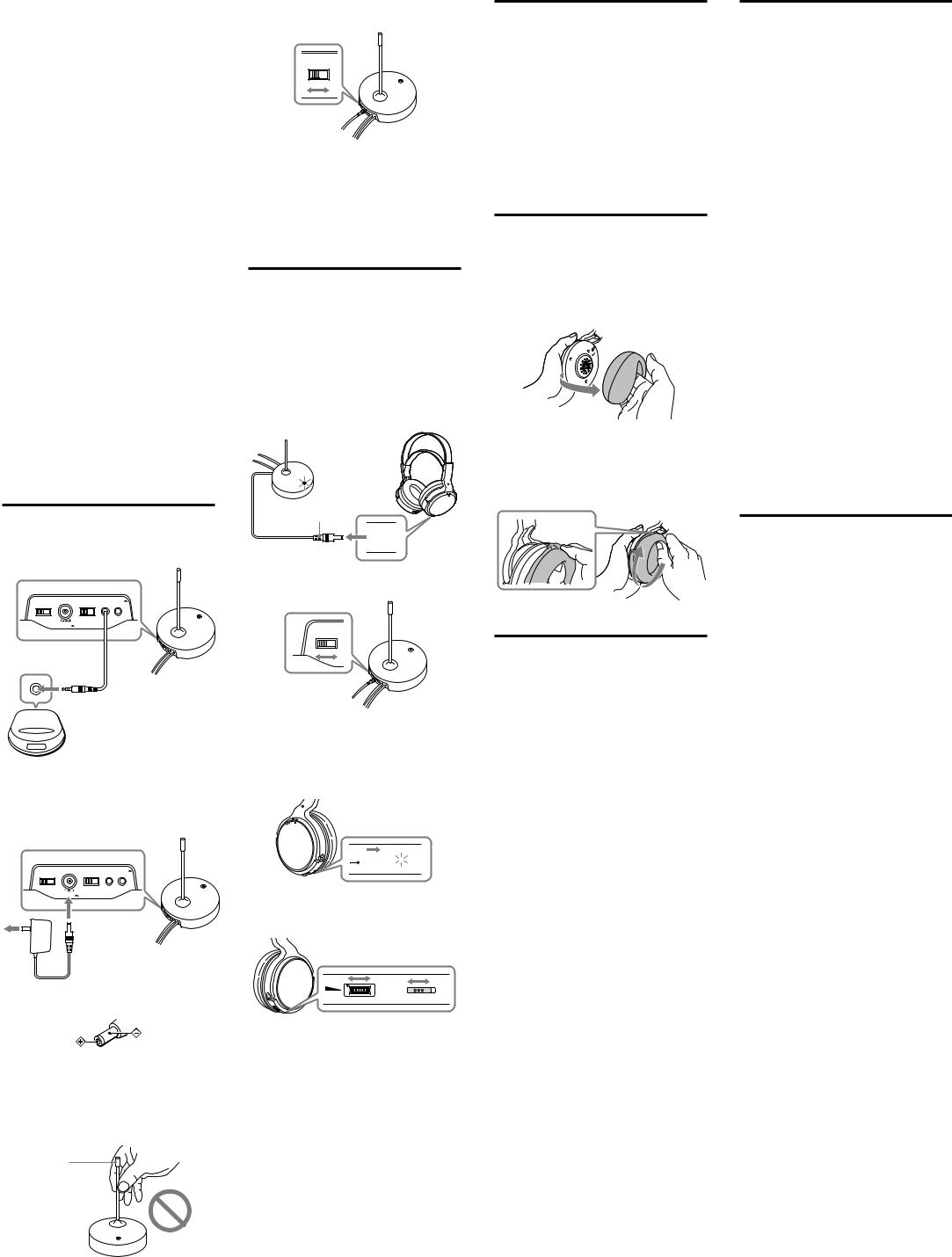 Sony MDR-RF810RK User Manual