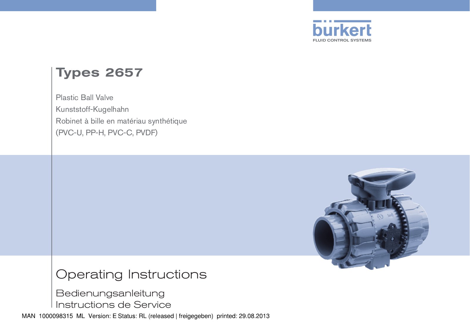 Burkert 2658 User Manual