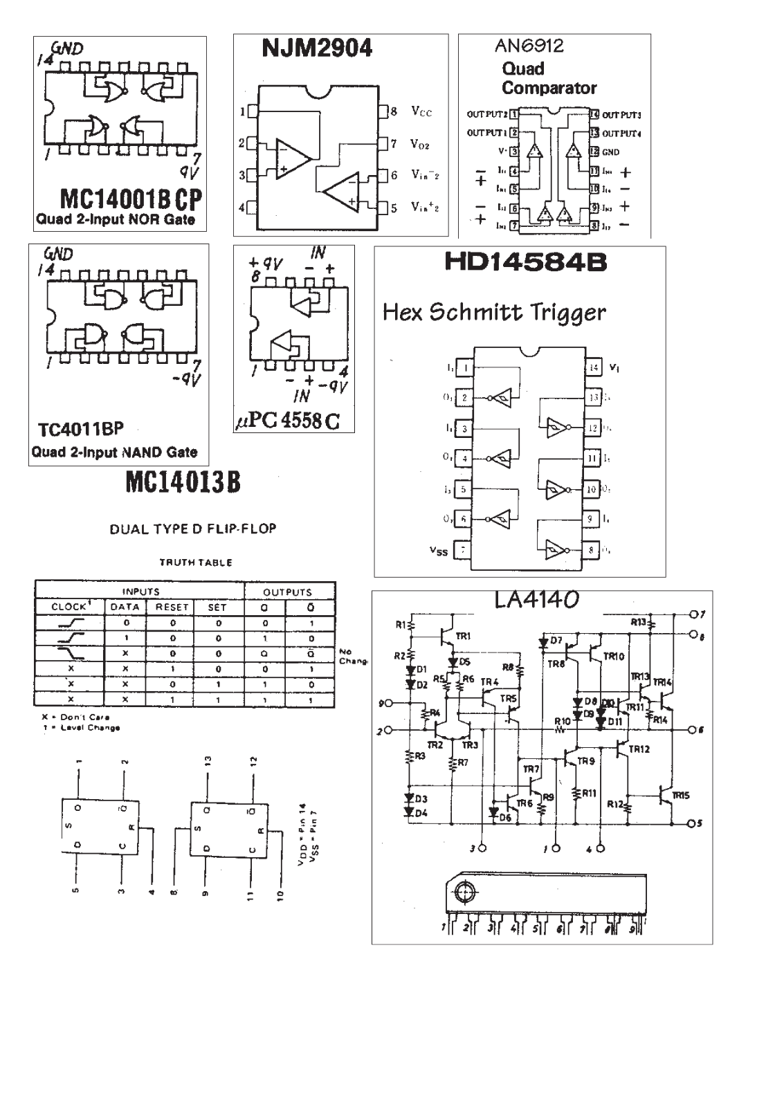 Roland Corporation TR-606 Schematics