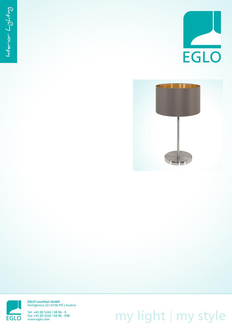 Eglo 31631 Service Manual