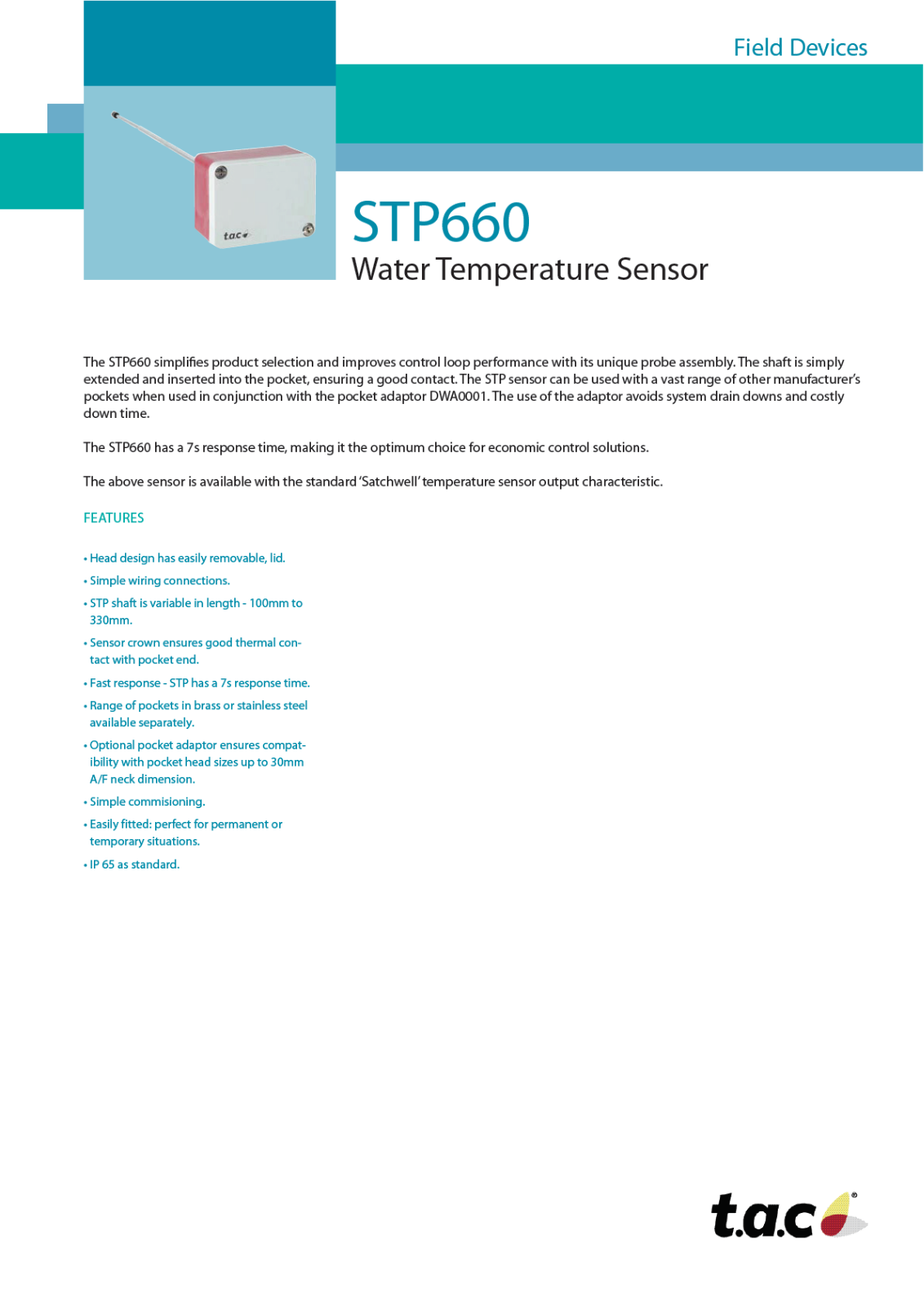 Schneider Electric STP660 Data Sheet