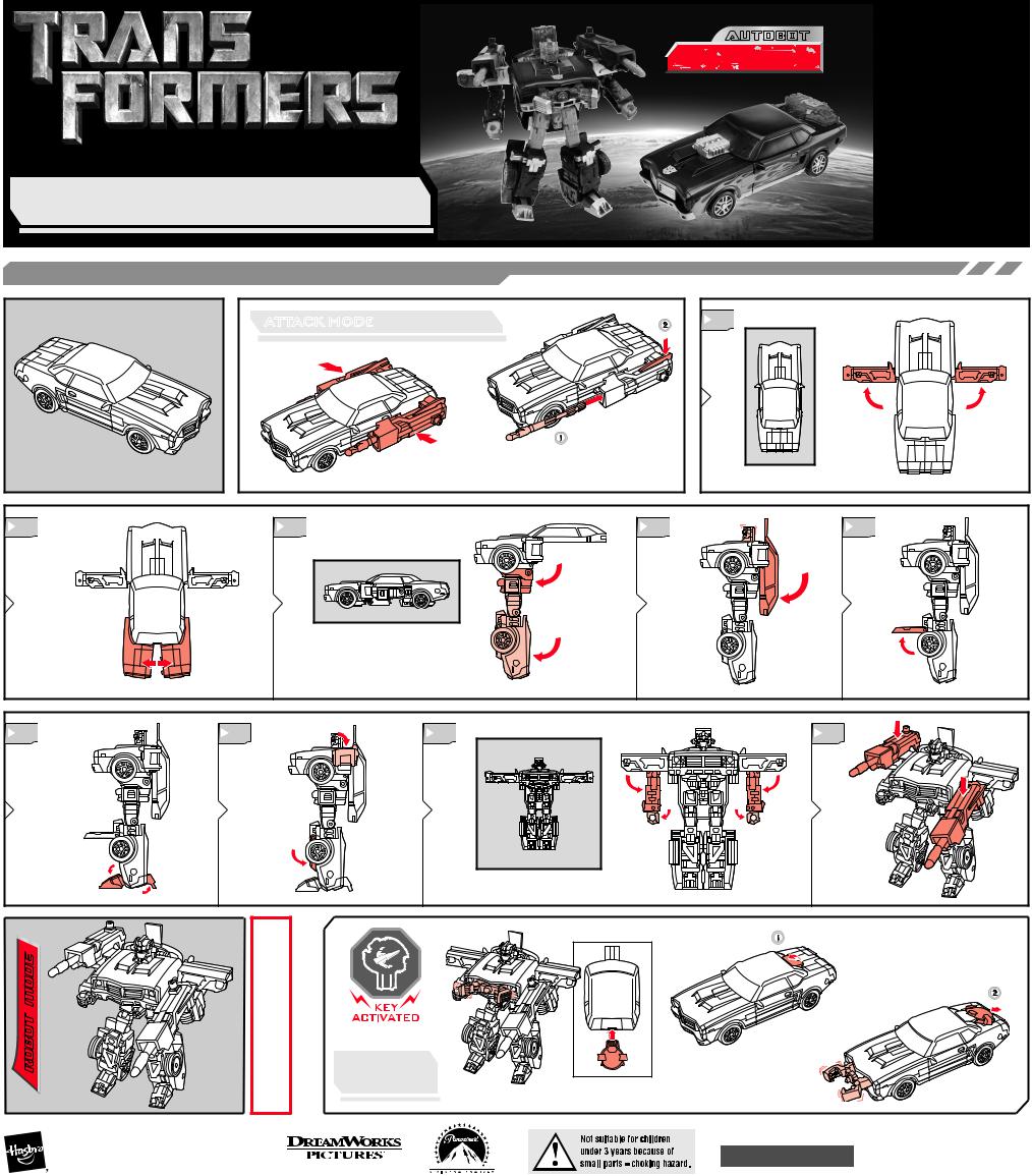 Hasbro TRANSFORMERS AUTOBOT BIG DADDY User Manual