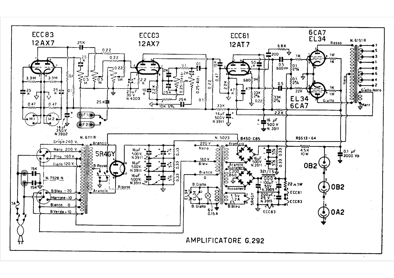 Geloso g292a schematic