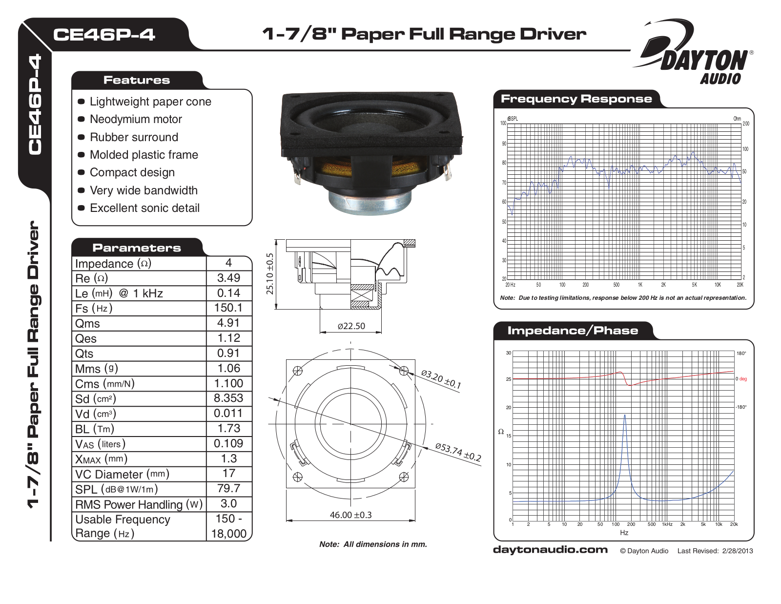 Dayton CE46P-4 1-7 User Manual