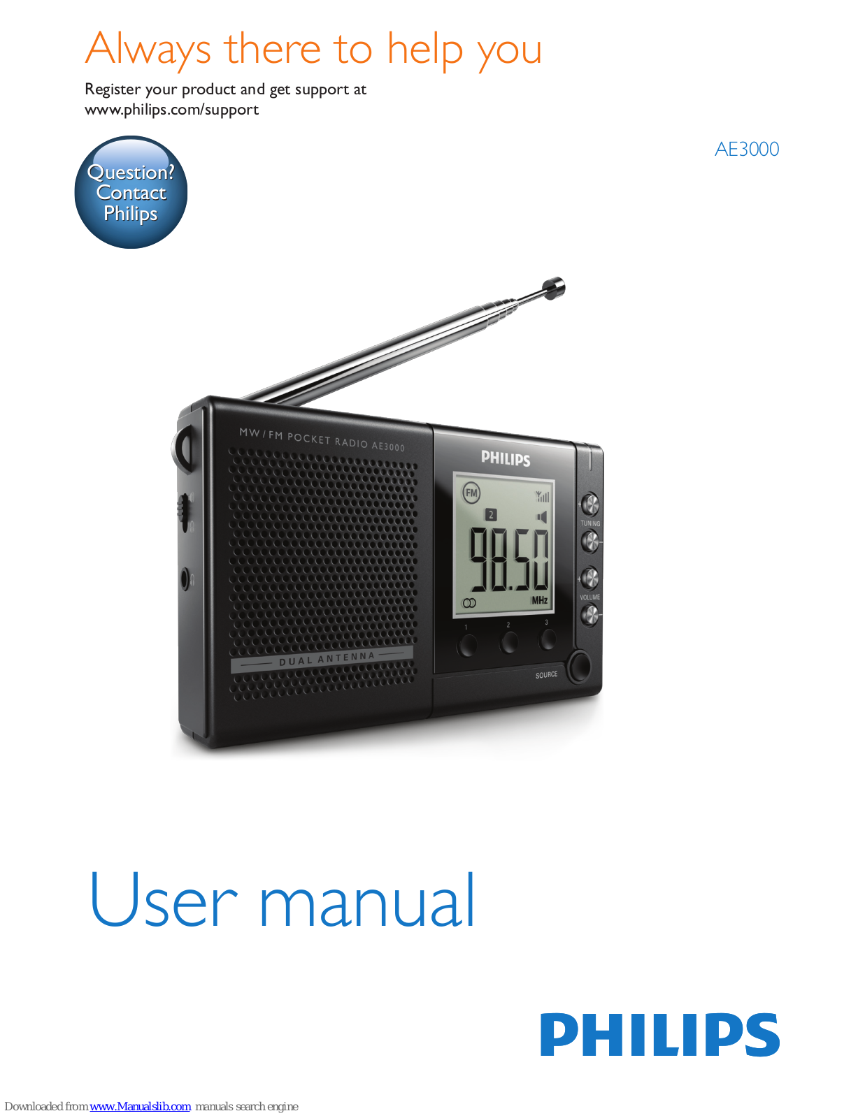 Philips AE3000 User Manual - ManualMachine.com