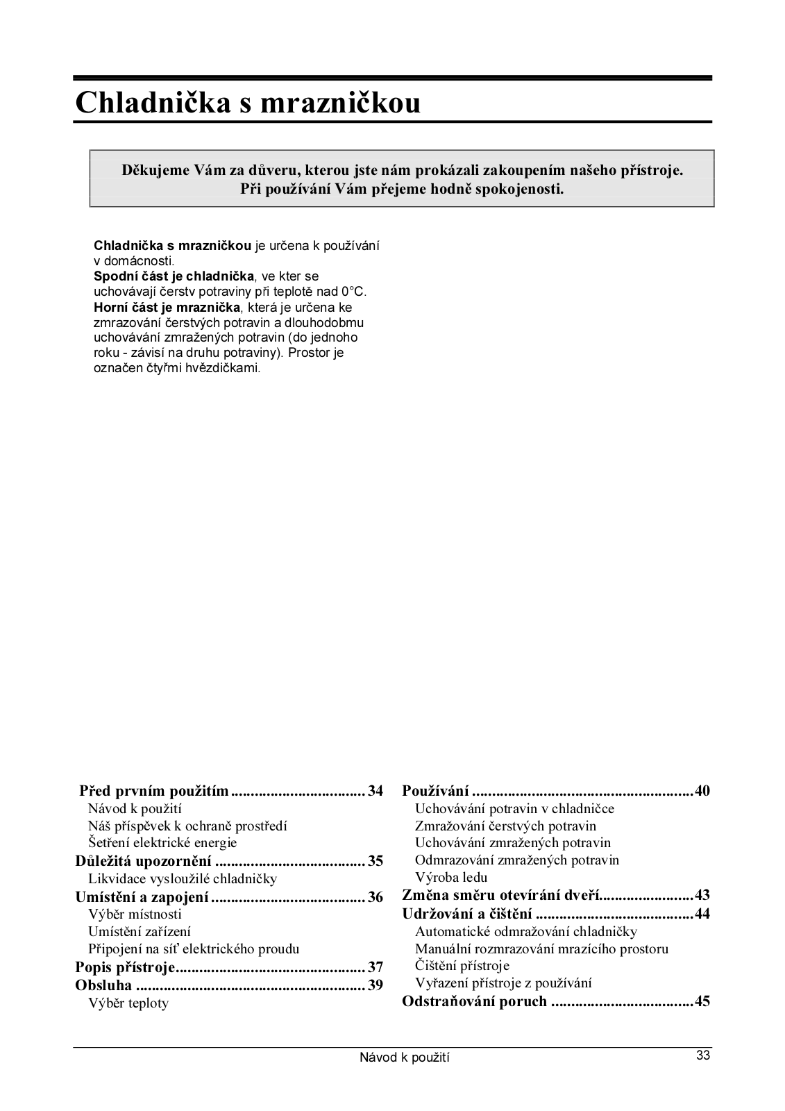 Gorenje RB 4213 W User Manual