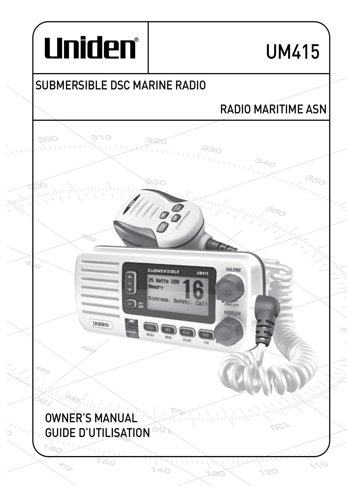 Uniden UM415, UM415BK Owner's Manual