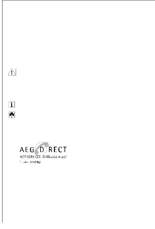 AEG A70110GS1, A70110GS Manual