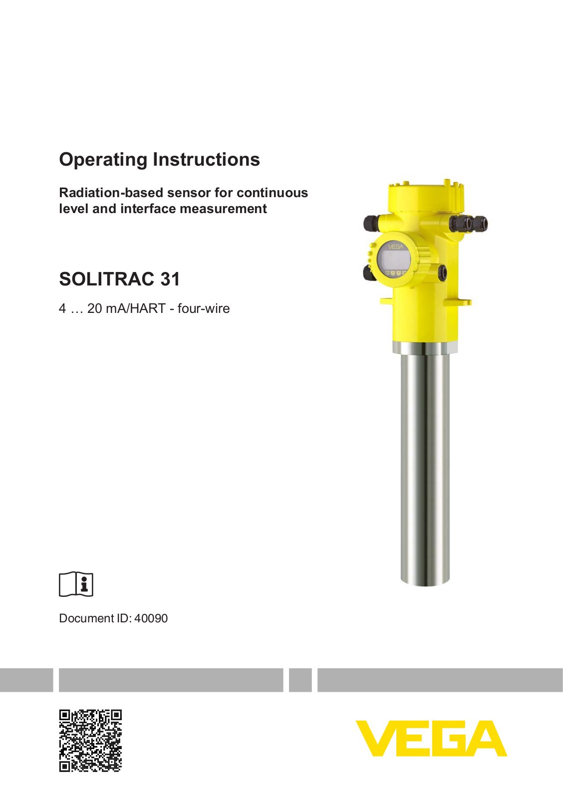 VEGA SOLITRAC 31 User Manual