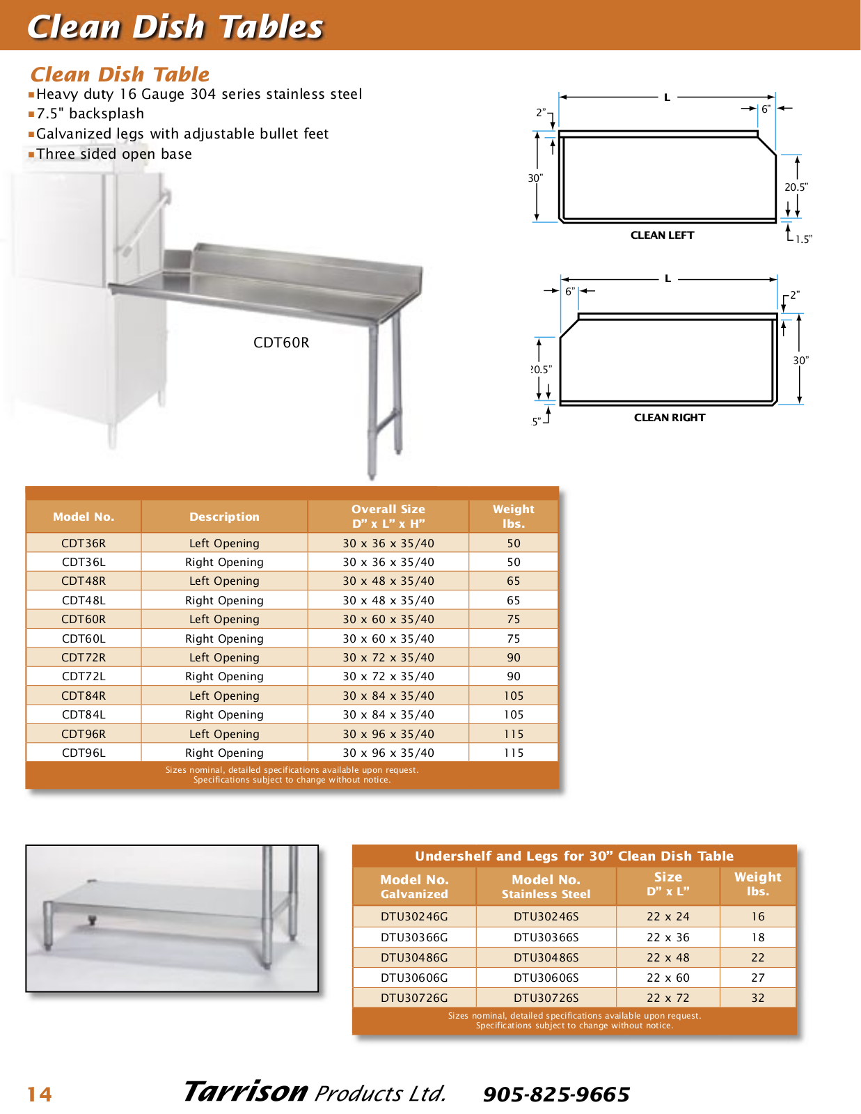 Tarrison DTU30246G User Manual