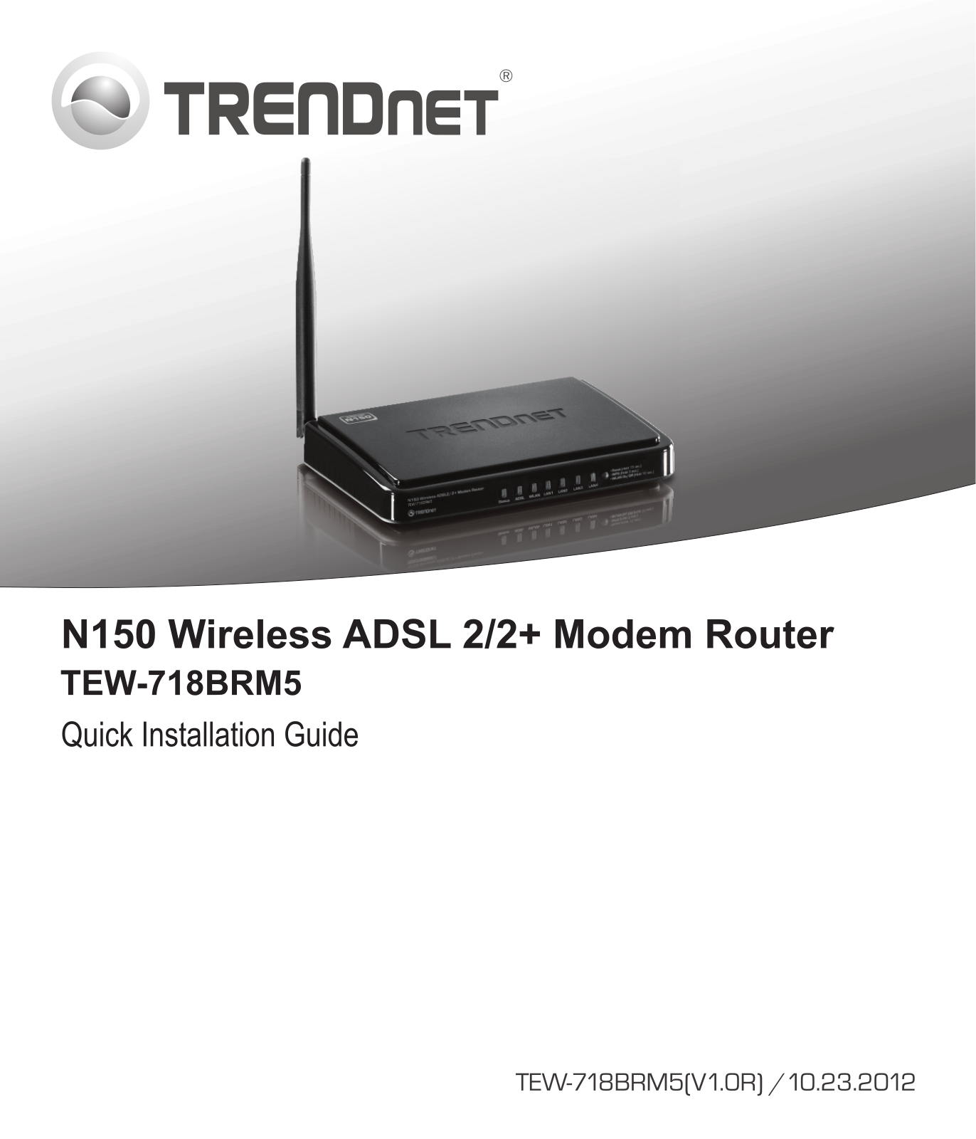 TRENDNET TEW718BRM User Manual