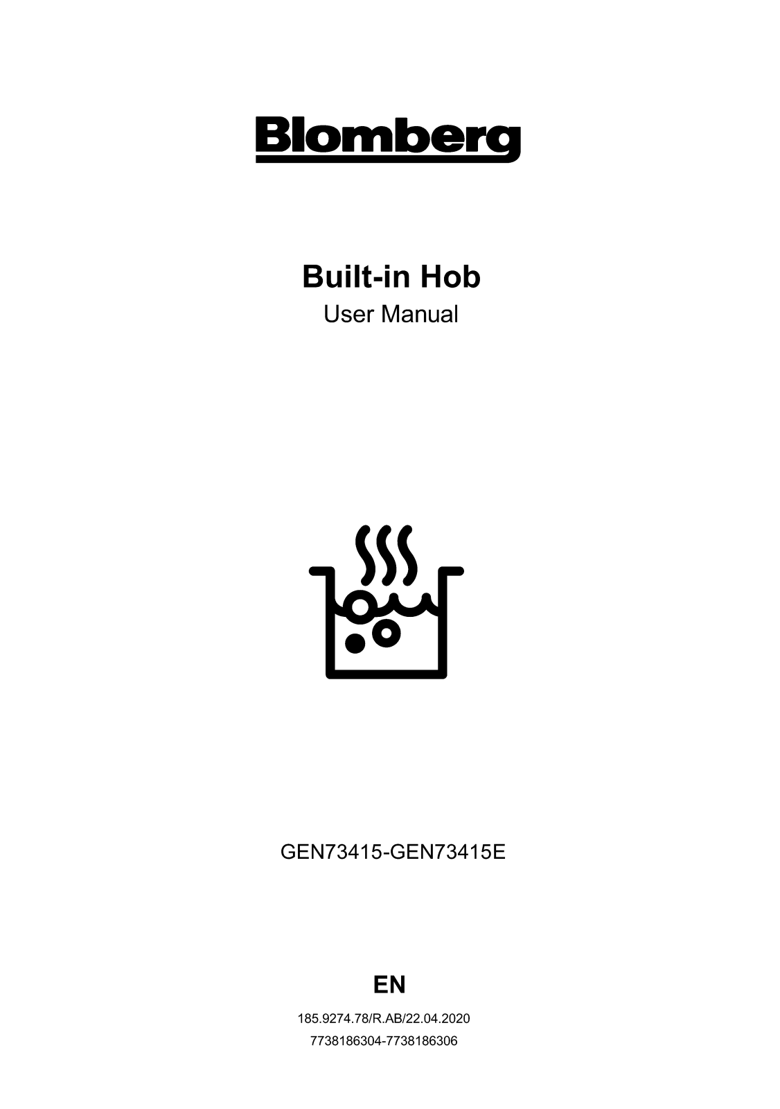 Blomberg GEN 73415, GEN 73415E User Manual