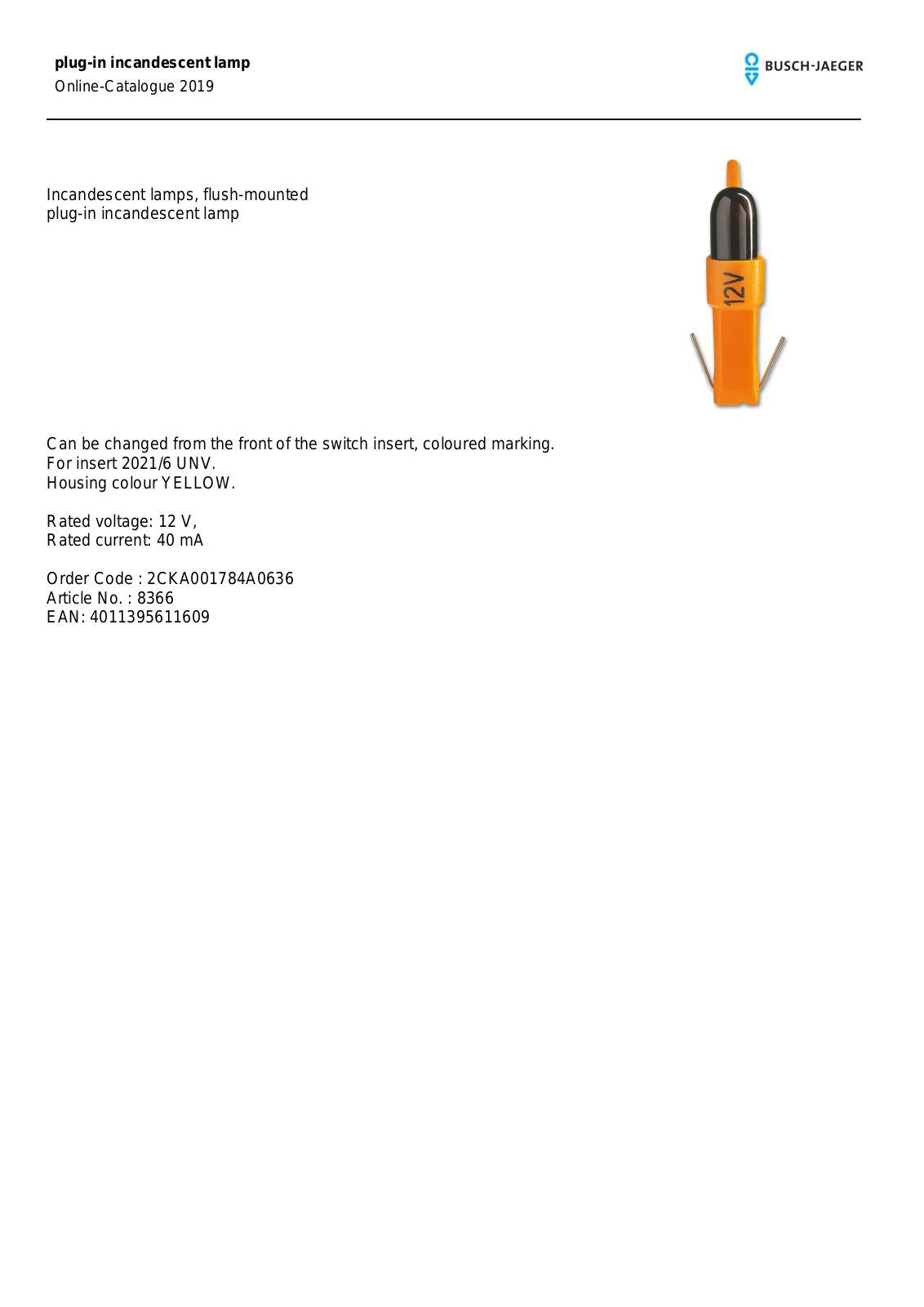 Busch-Jaeger 8366 User Manual - ManualMachine.com