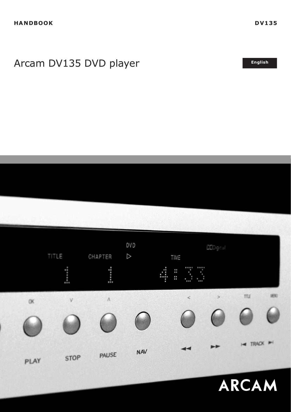 Arcam Diva DV-135 Owners manual