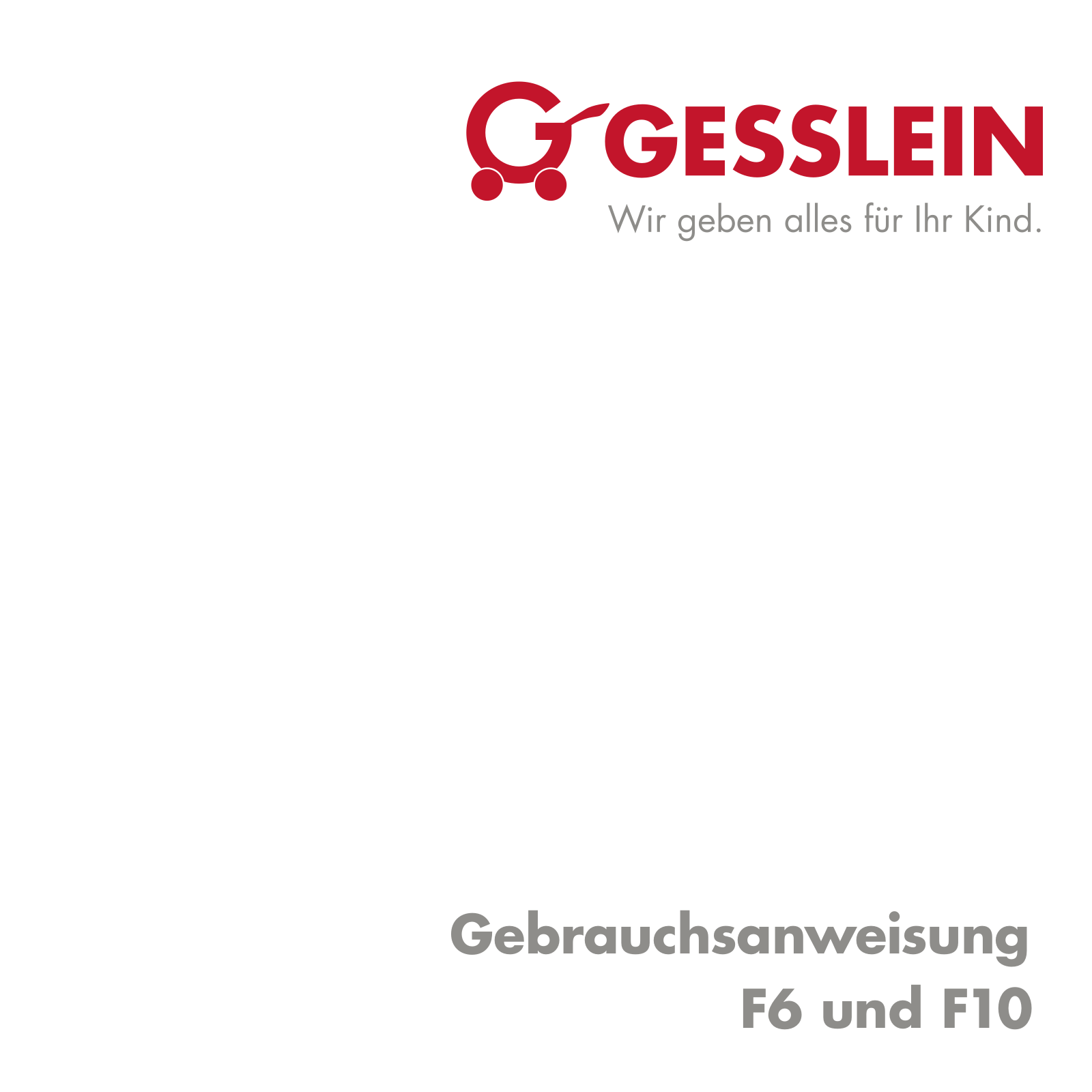 Gesslein F6, F10 User Manual