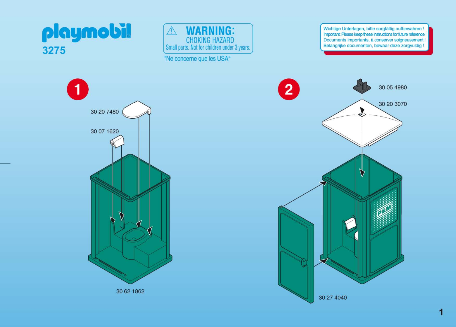 Playmobil 3275 Instructions