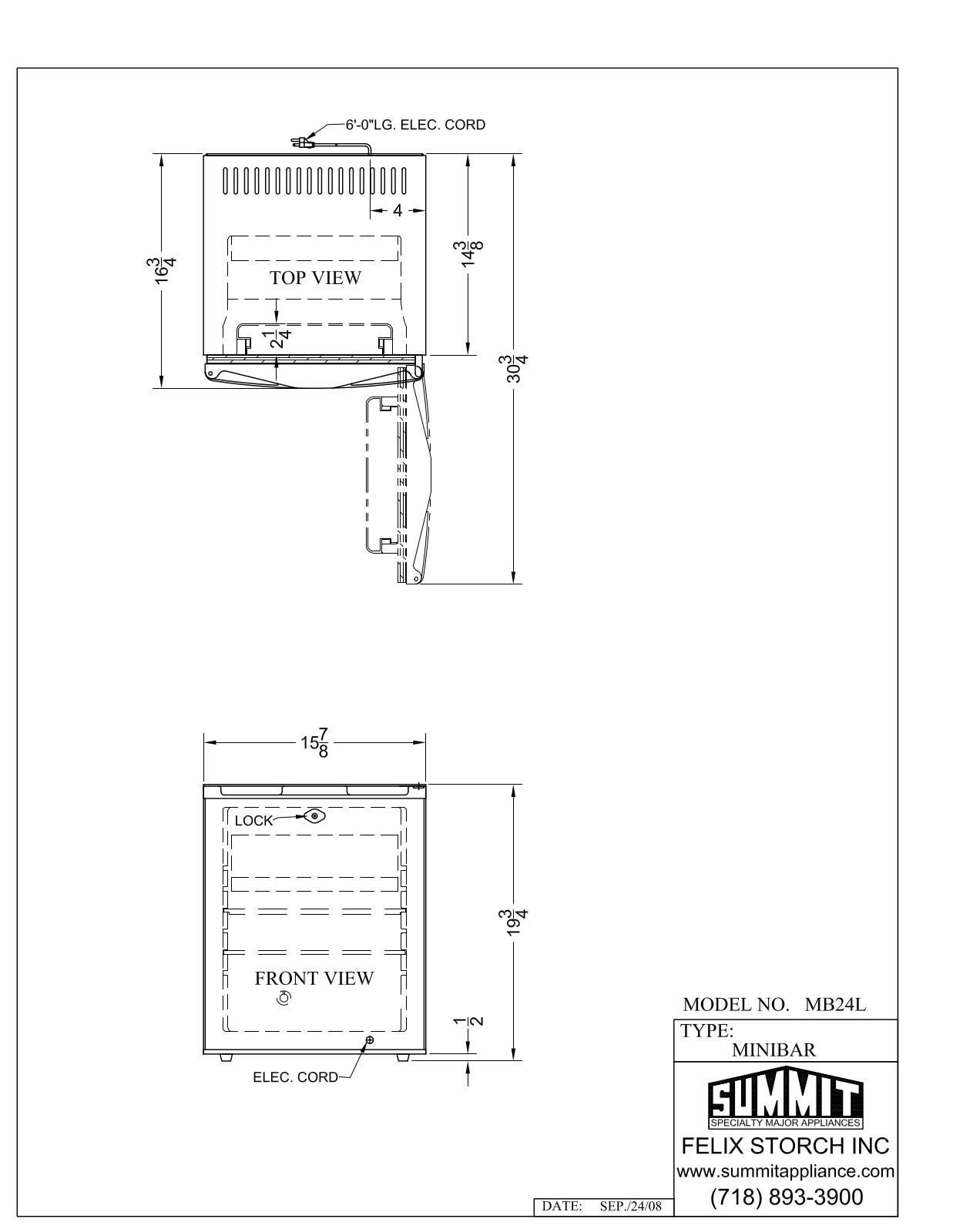 Summit MB24L User Manual