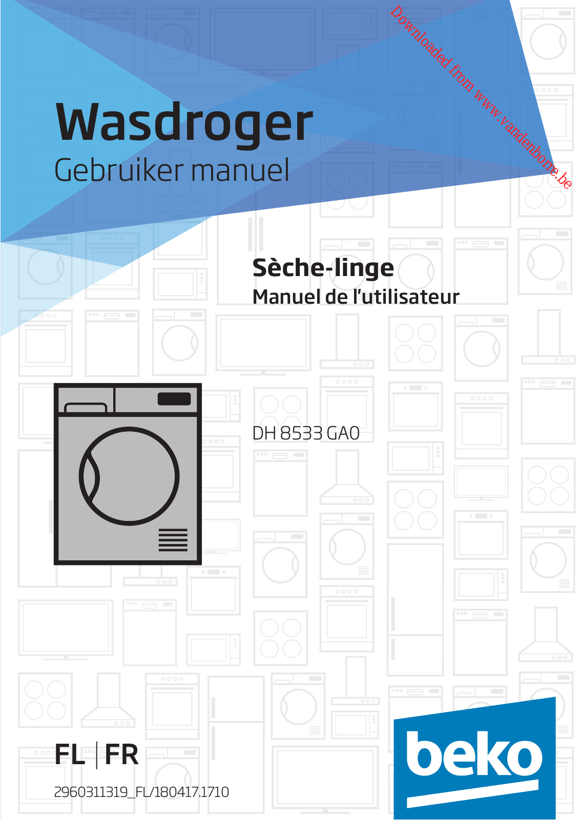 BEKO DH 8733 GA0 User Manual