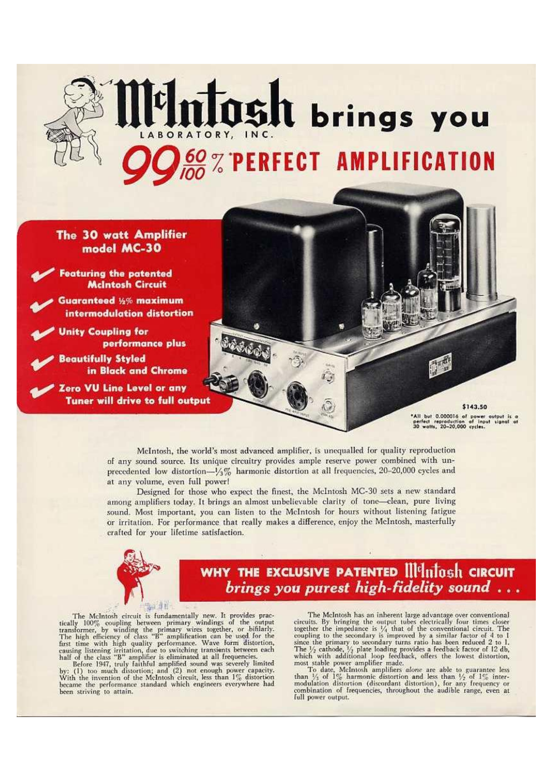 Mcintosh 1954 brochure