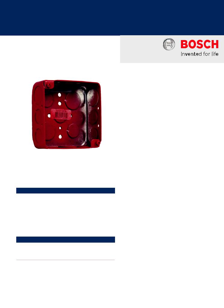 Bosch BB-R Specsheet
