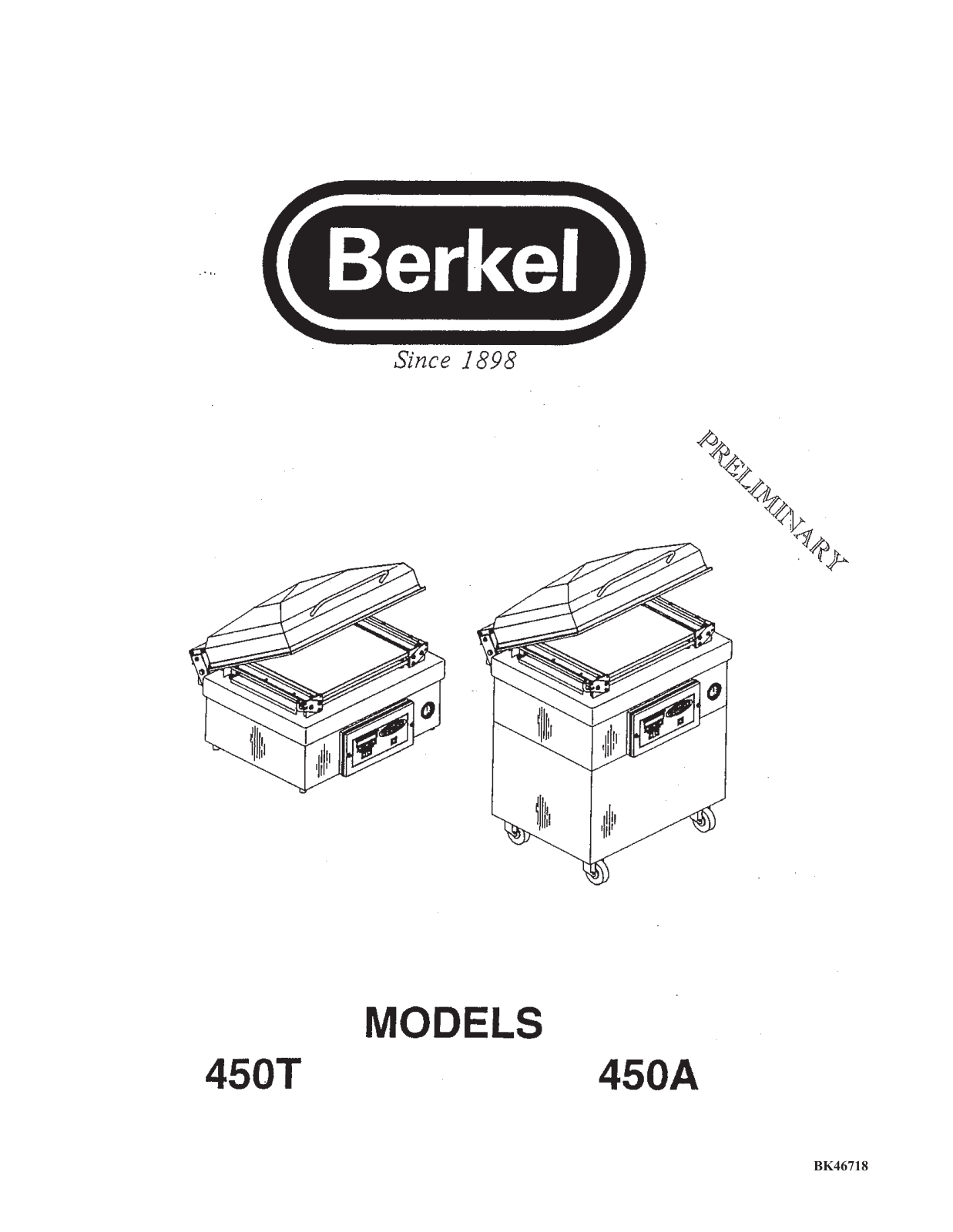 Berkel 450T Parts List