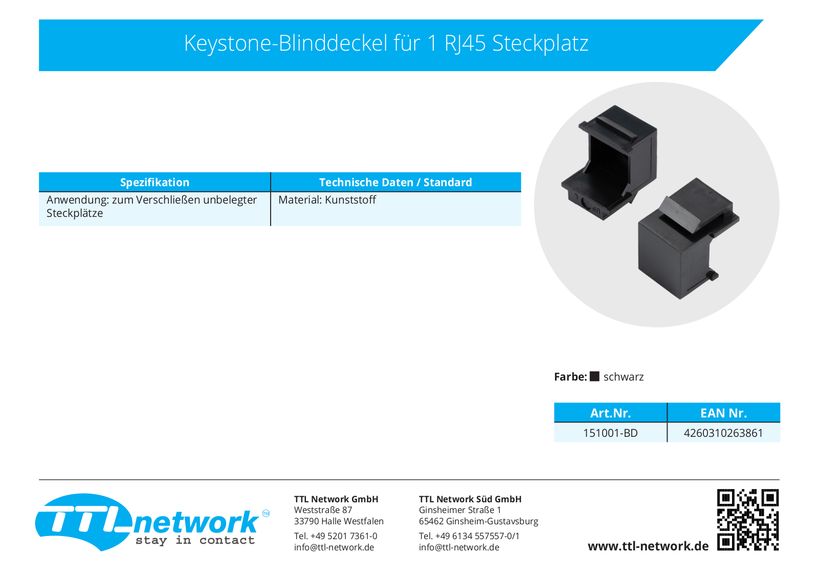 TTL NETWORK TTL 151001-BD Datasheet - ManualMachine.com